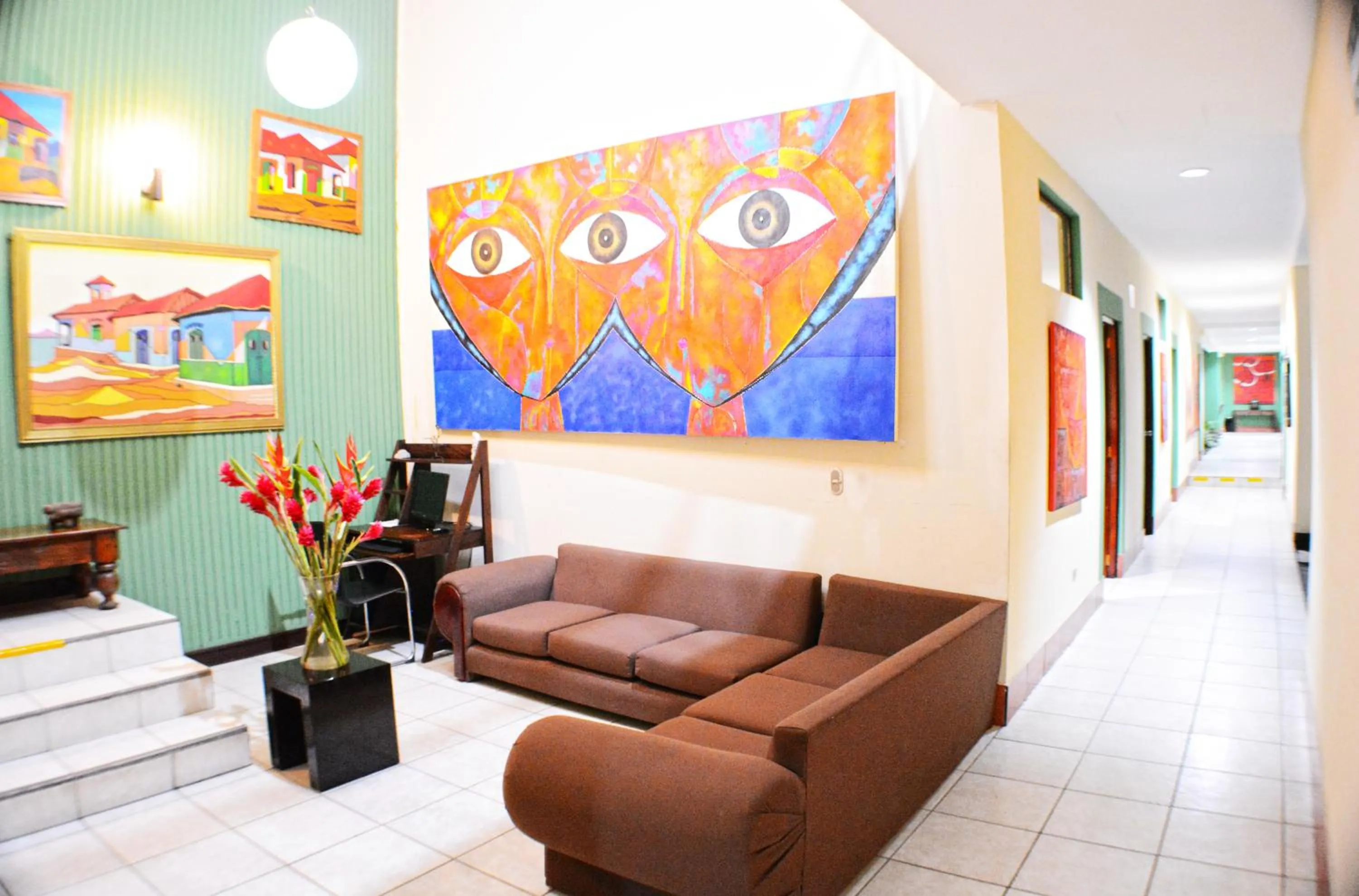 Lobby or reception in Hotel Plaza Cosiguina