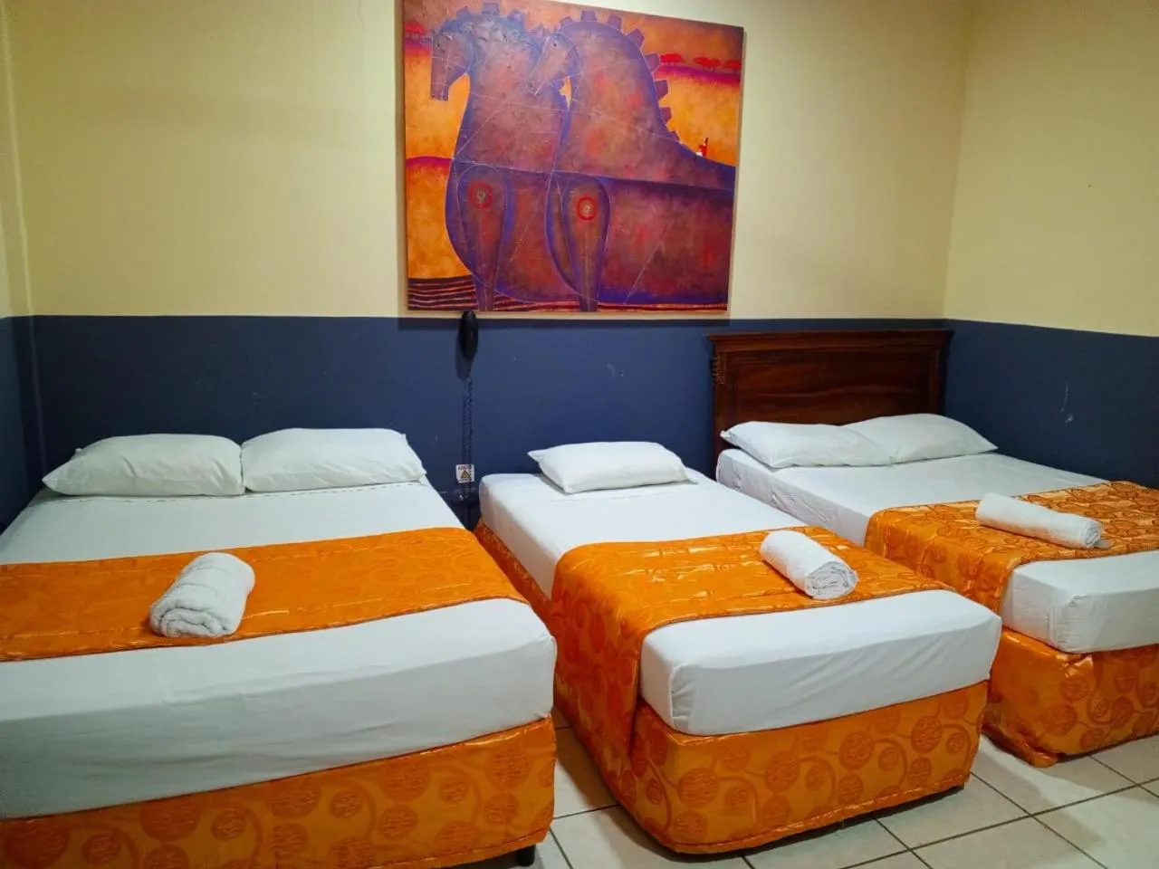Bed in Hotel Plaza Cosiguina