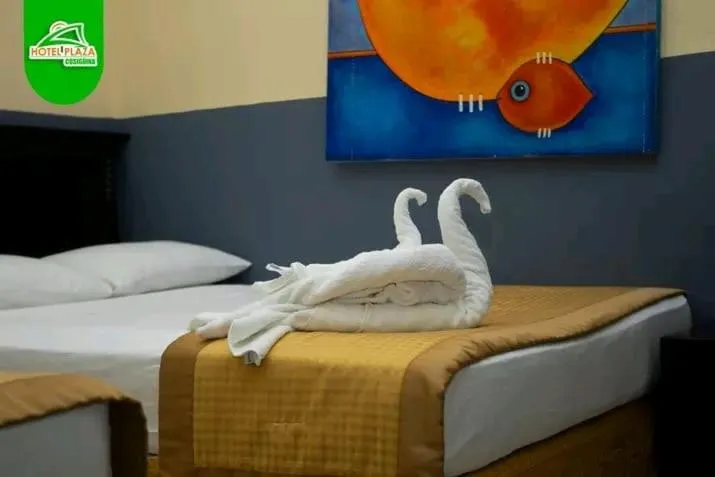 Bed in Hotel Plaza Cosiguina