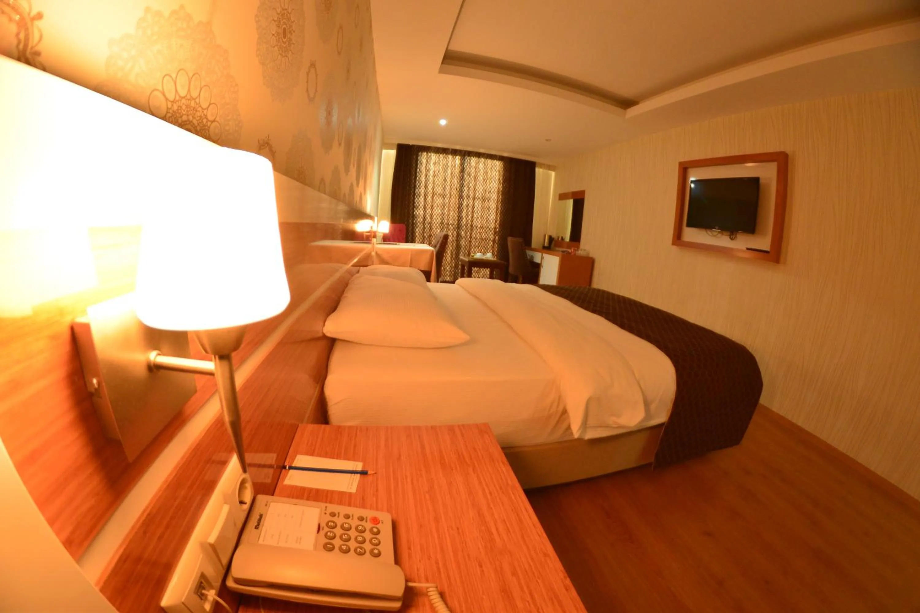 TV and multimedia, Bed in Bayazıt Hotel