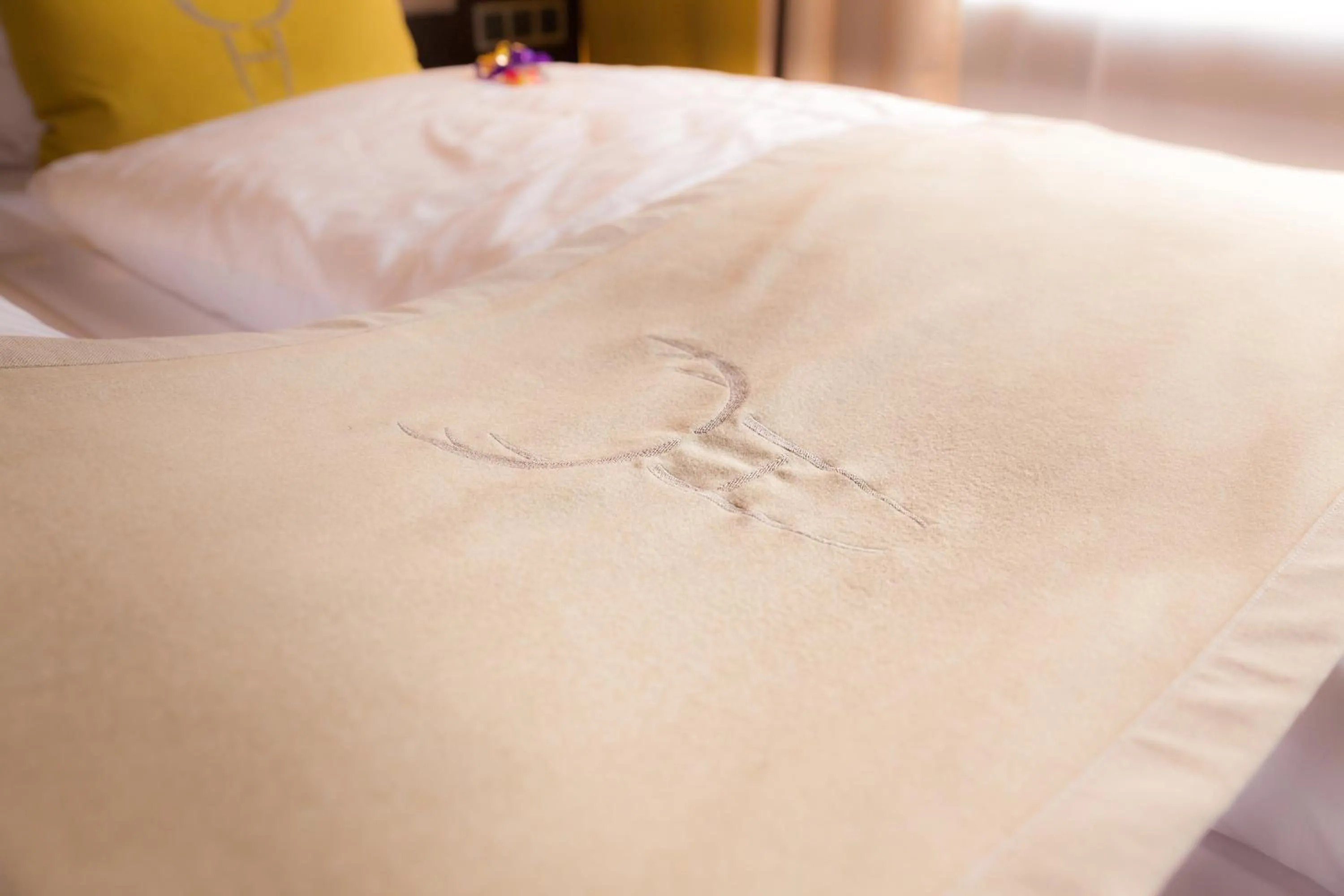 Bed in Hotel Platzhirsch