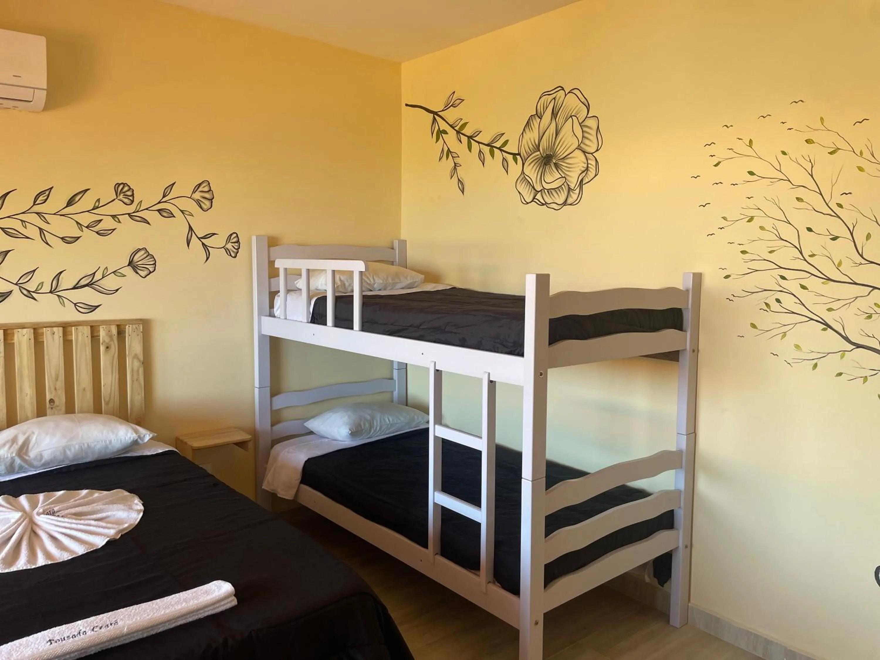 Bed in Pousada Ceará - Porto das Dunas