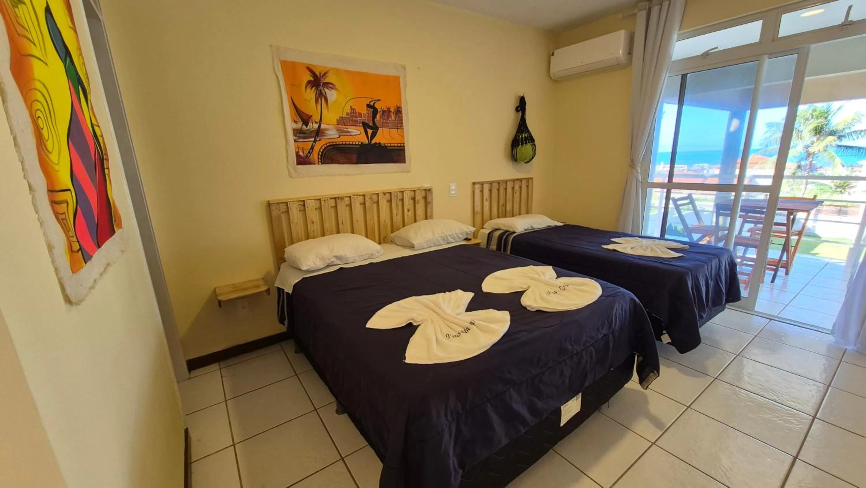 Bed in Pousada Ceará - Porto das Dunas