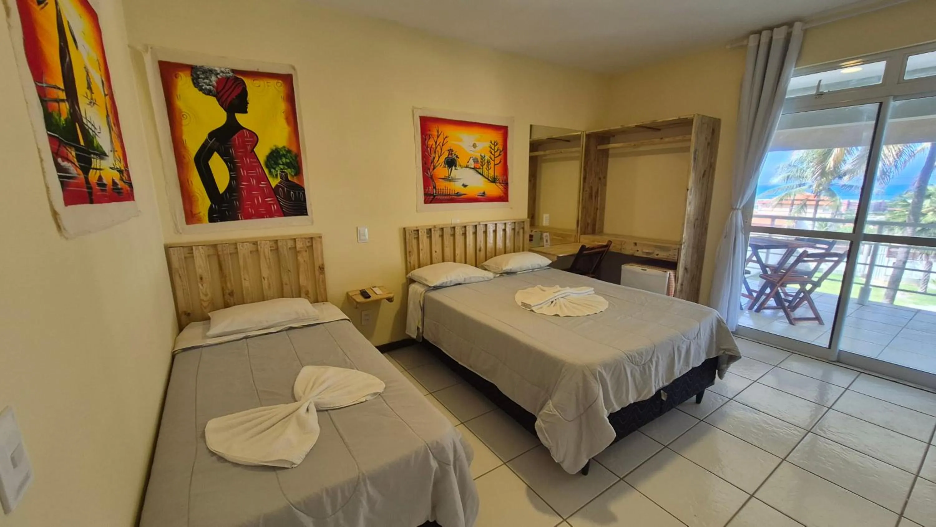 Bed in Pousada Ceará - Porto das Dunas