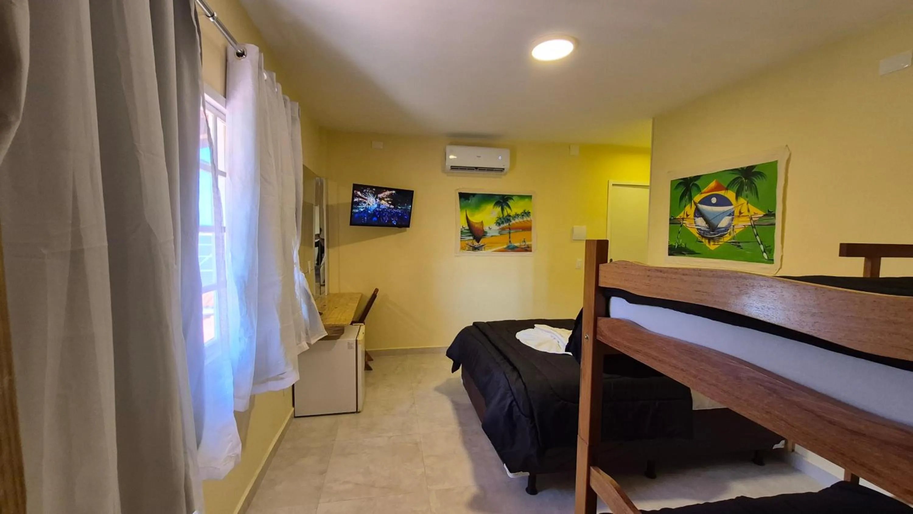 Bed in Pousada Ceará - Porto das Dunas