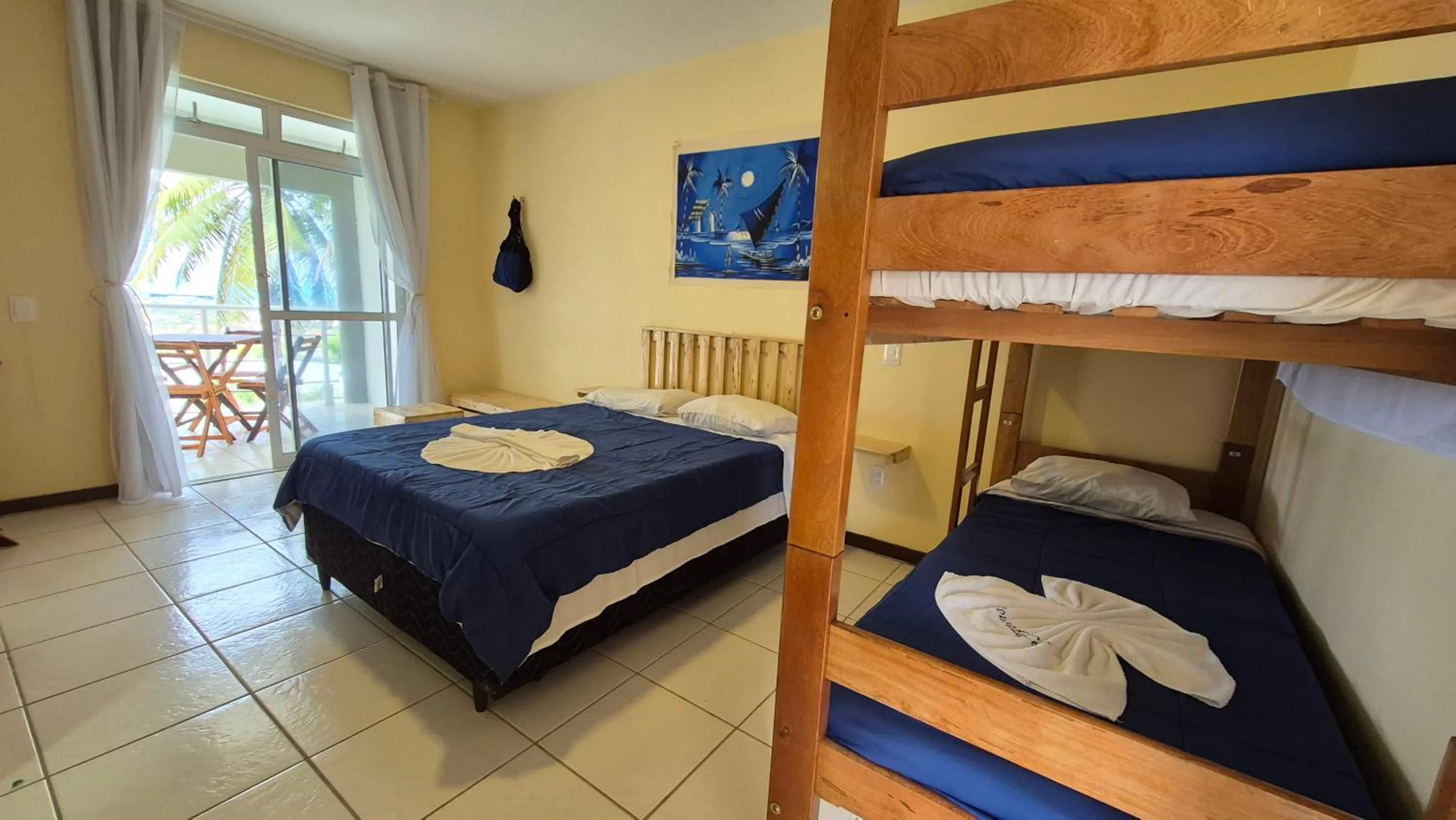 Bed in Pousada Ceará - Porto das Dunas