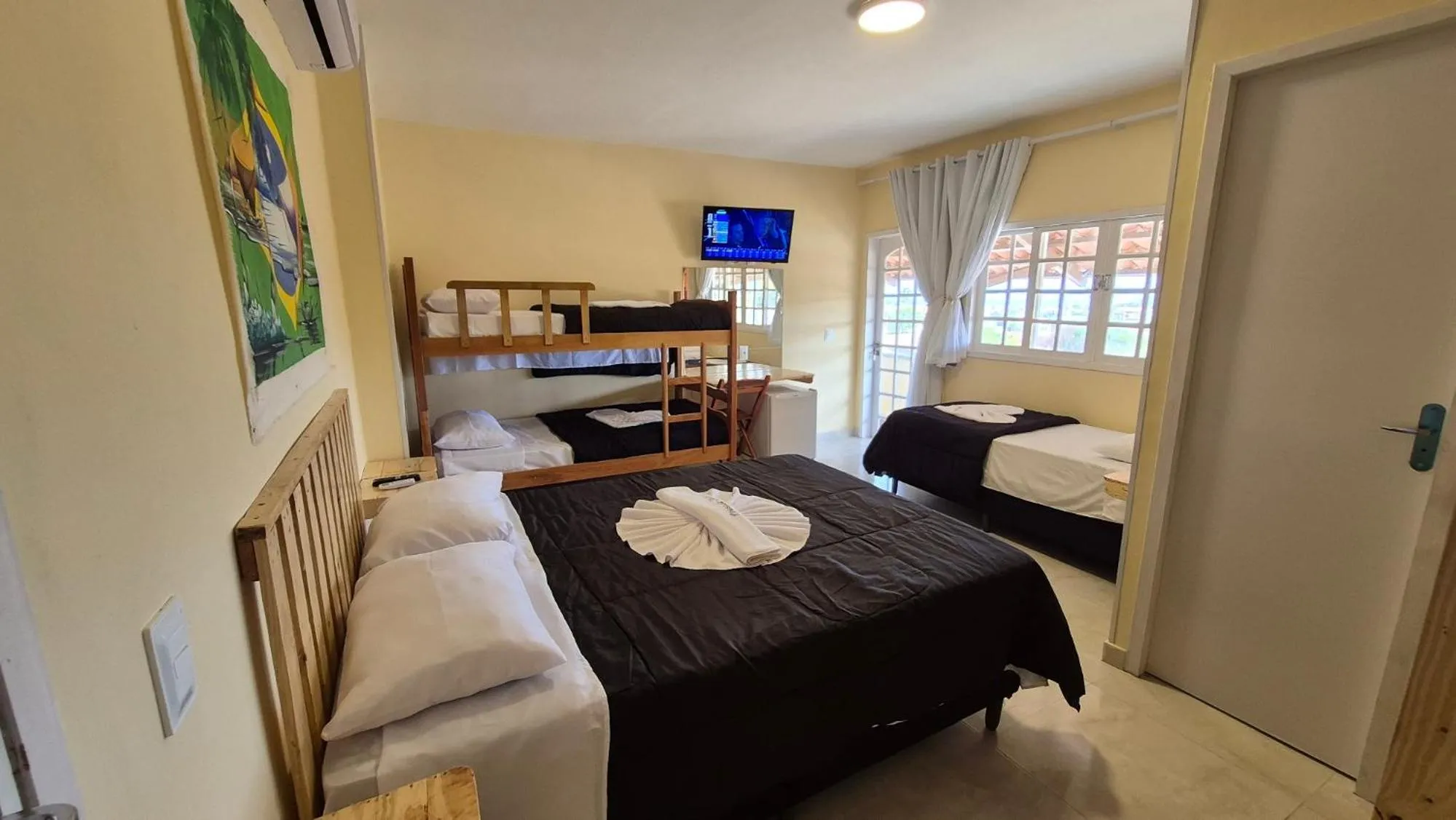 Bed in Pousada Ceará - Porto das Dunas