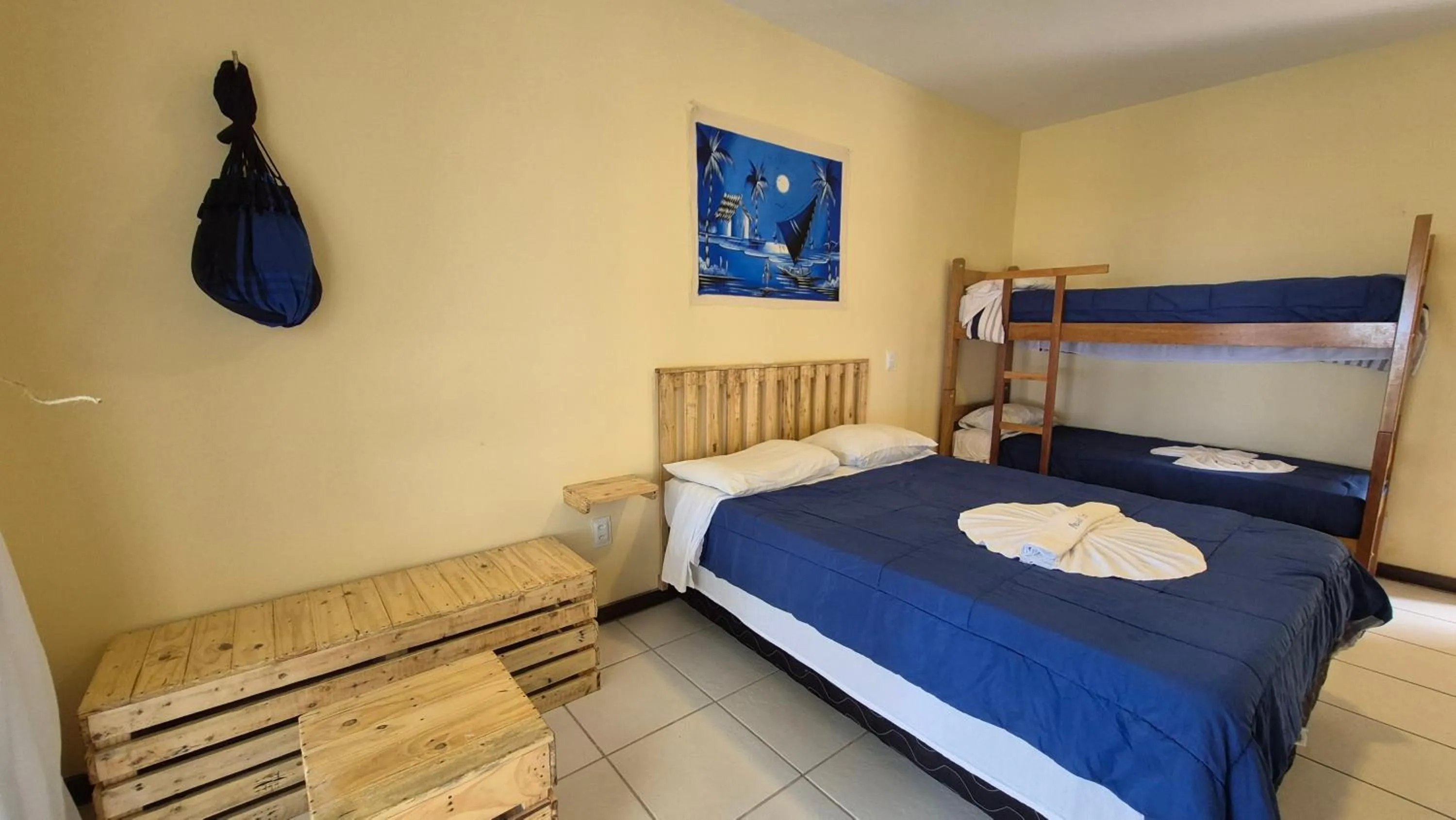 Bed in Pousada Ceará - Porto das Dunas