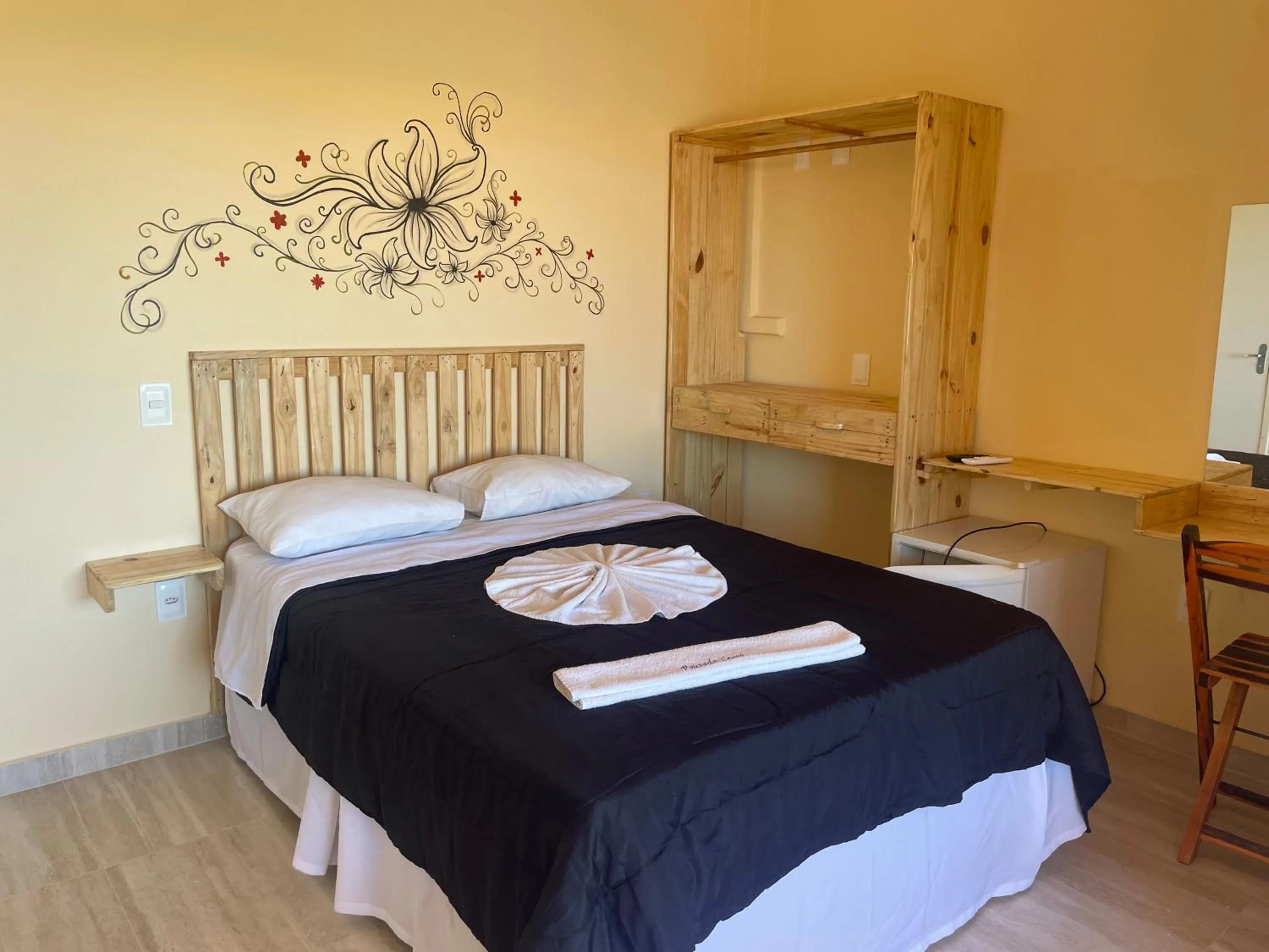 Bed in Pousada Ceará - Porto das Dunas