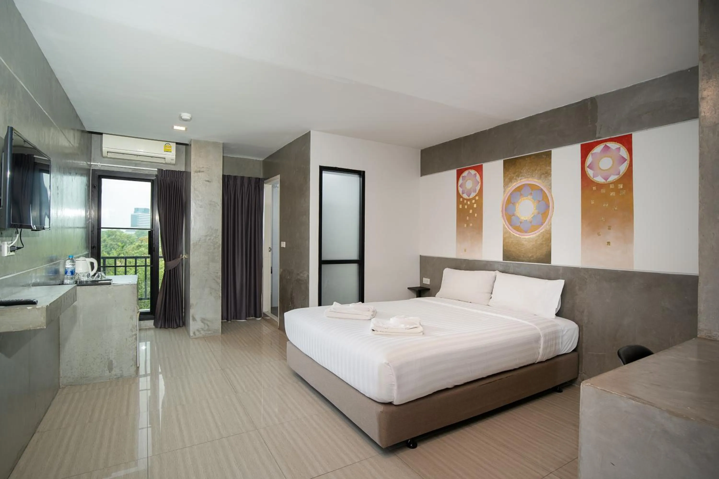Bedroom, Bed in The Riche Boutique Hotel Don Mueang Airport