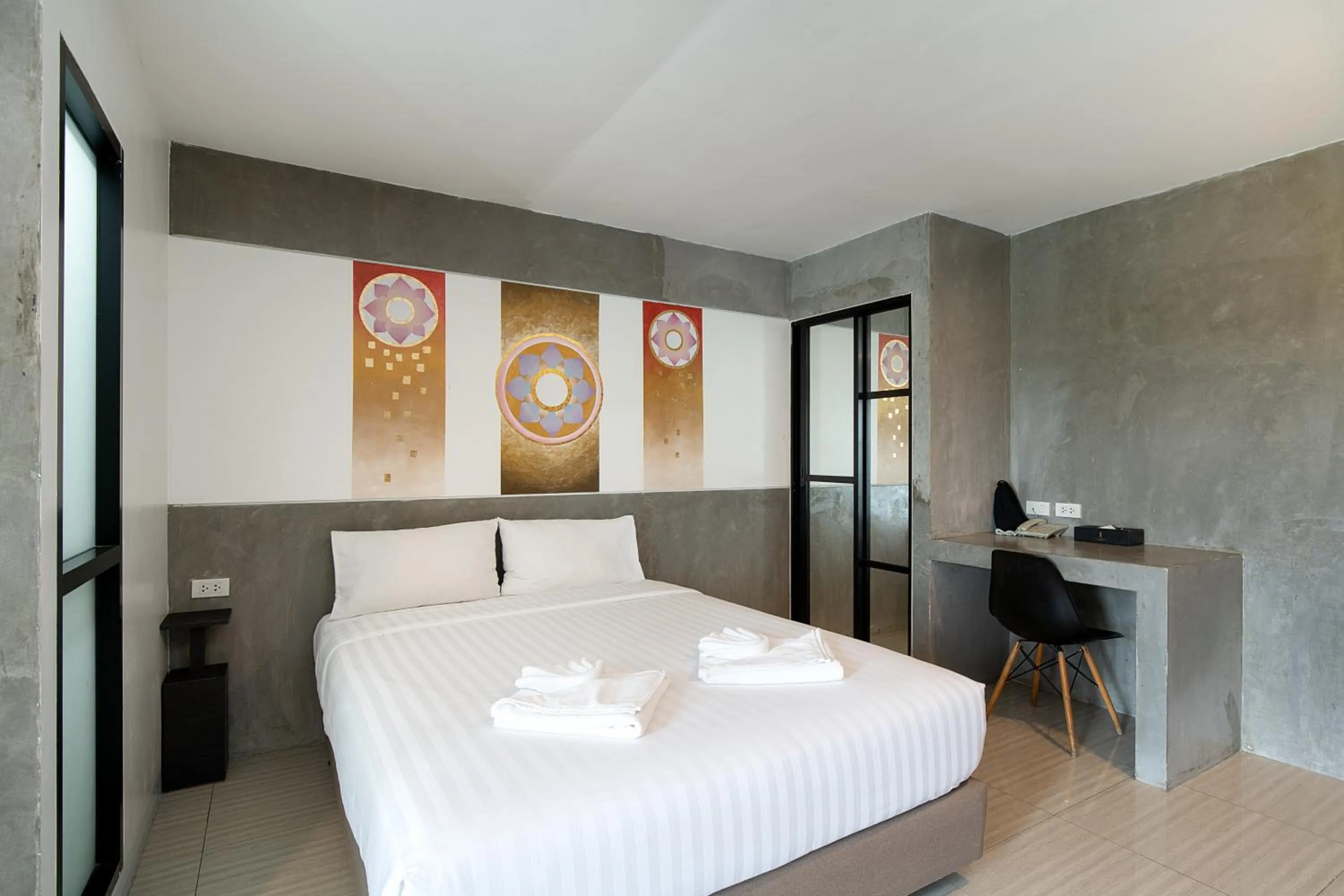 Bedroom, Bed in The Riche Boutique Hotel Don Mueang Airport