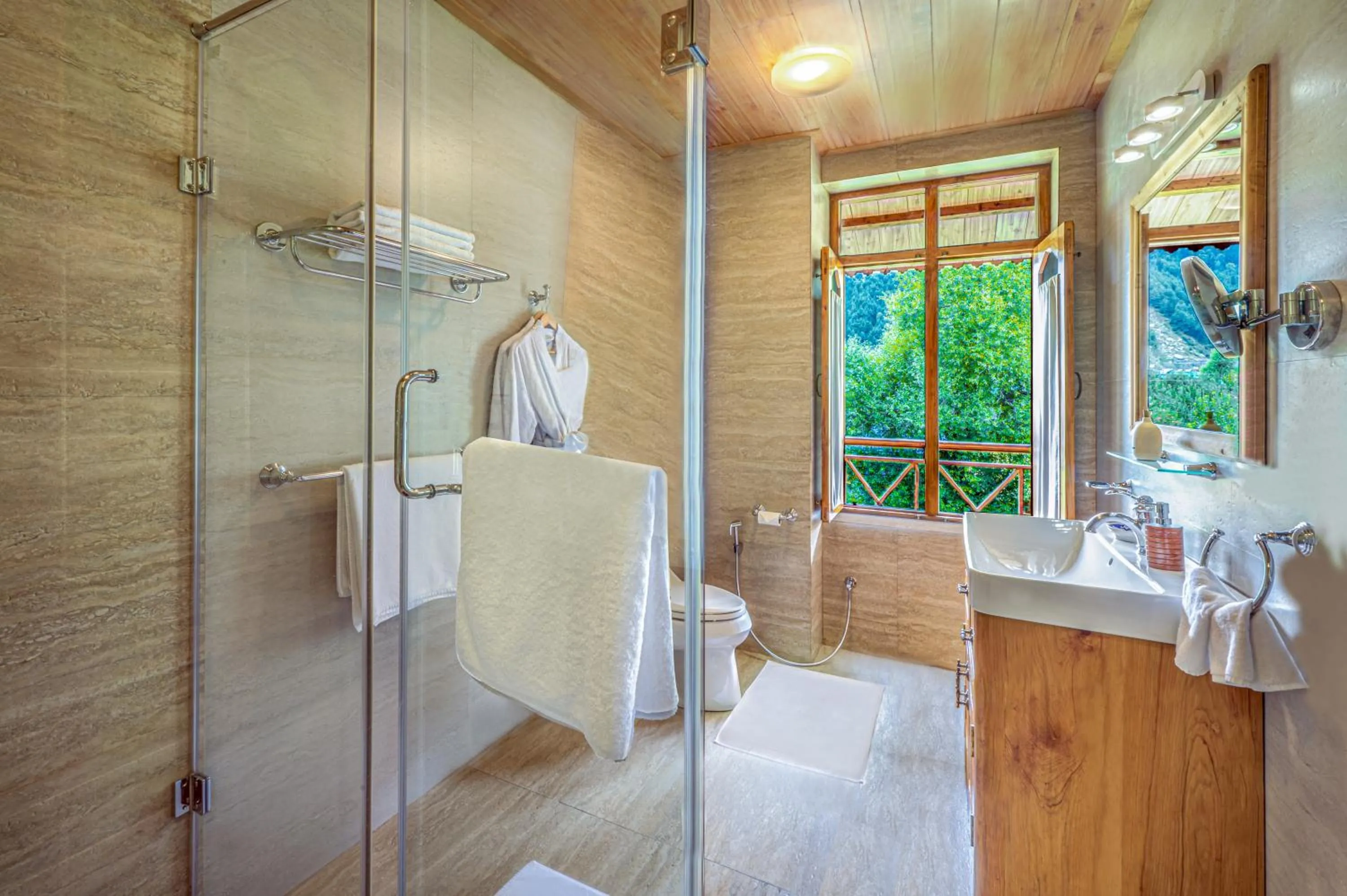 Shower in Storii By ITC Hotels Urvashis Retreat, Manali