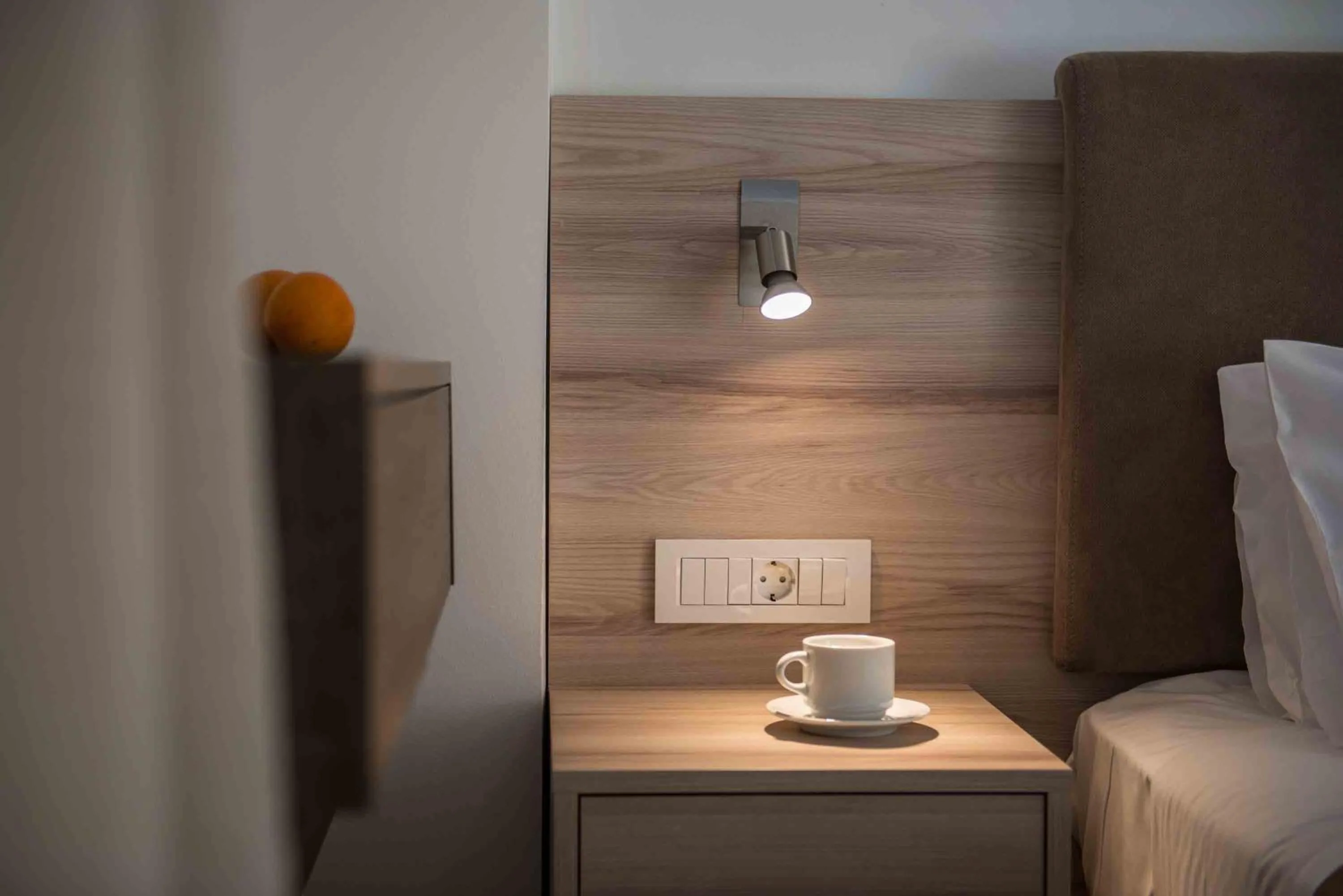 Decorative detail, Bed in Gerona Mare Apartments