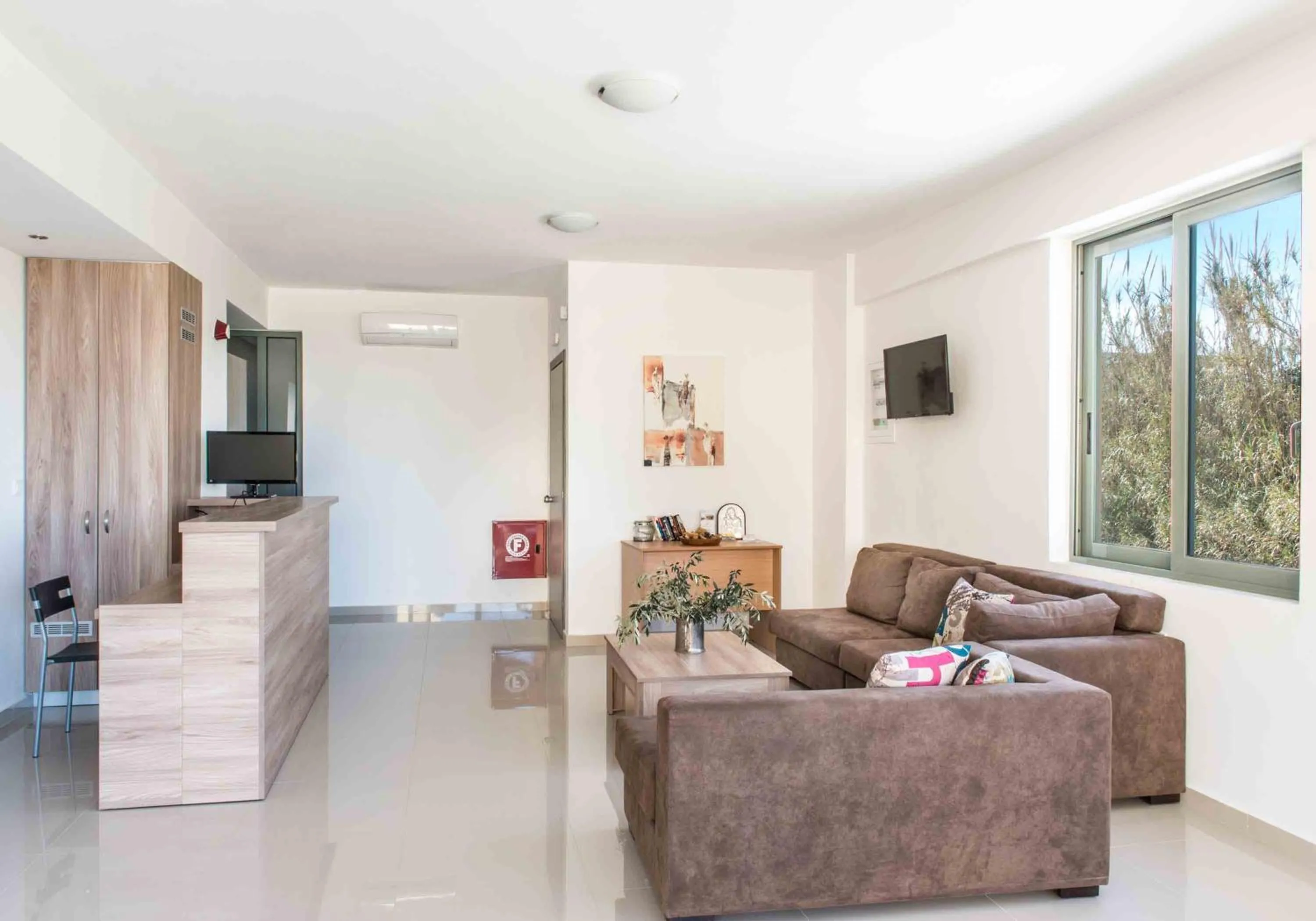 Lobby or reception in Gerona Mare Apartments