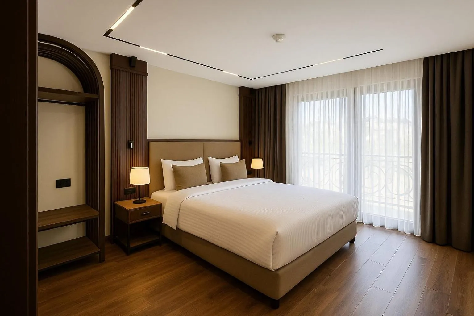 Bed in Mandala Karaköy Hotel