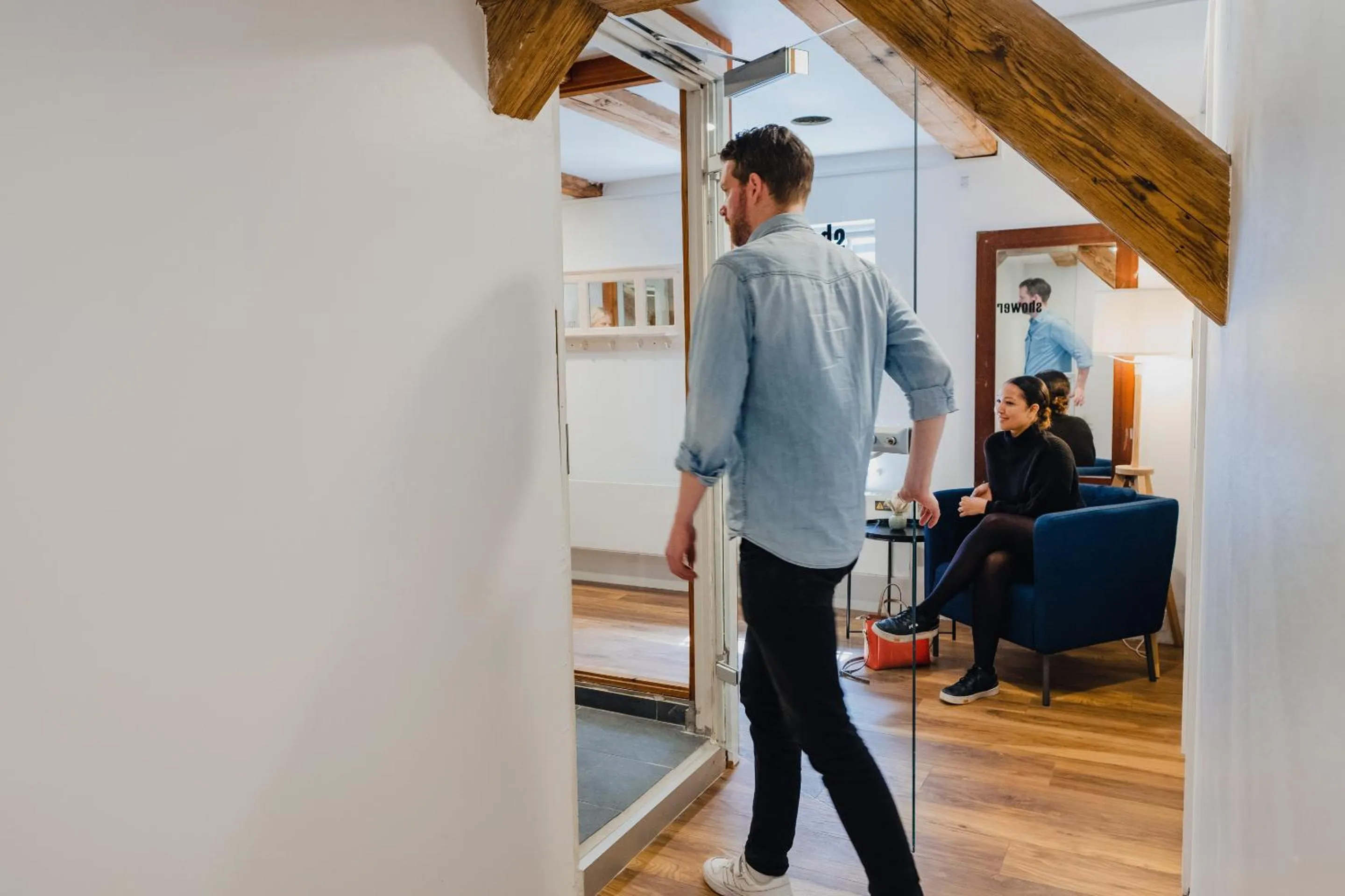Lounge or bar in Capsule Hotel Nyhavn63