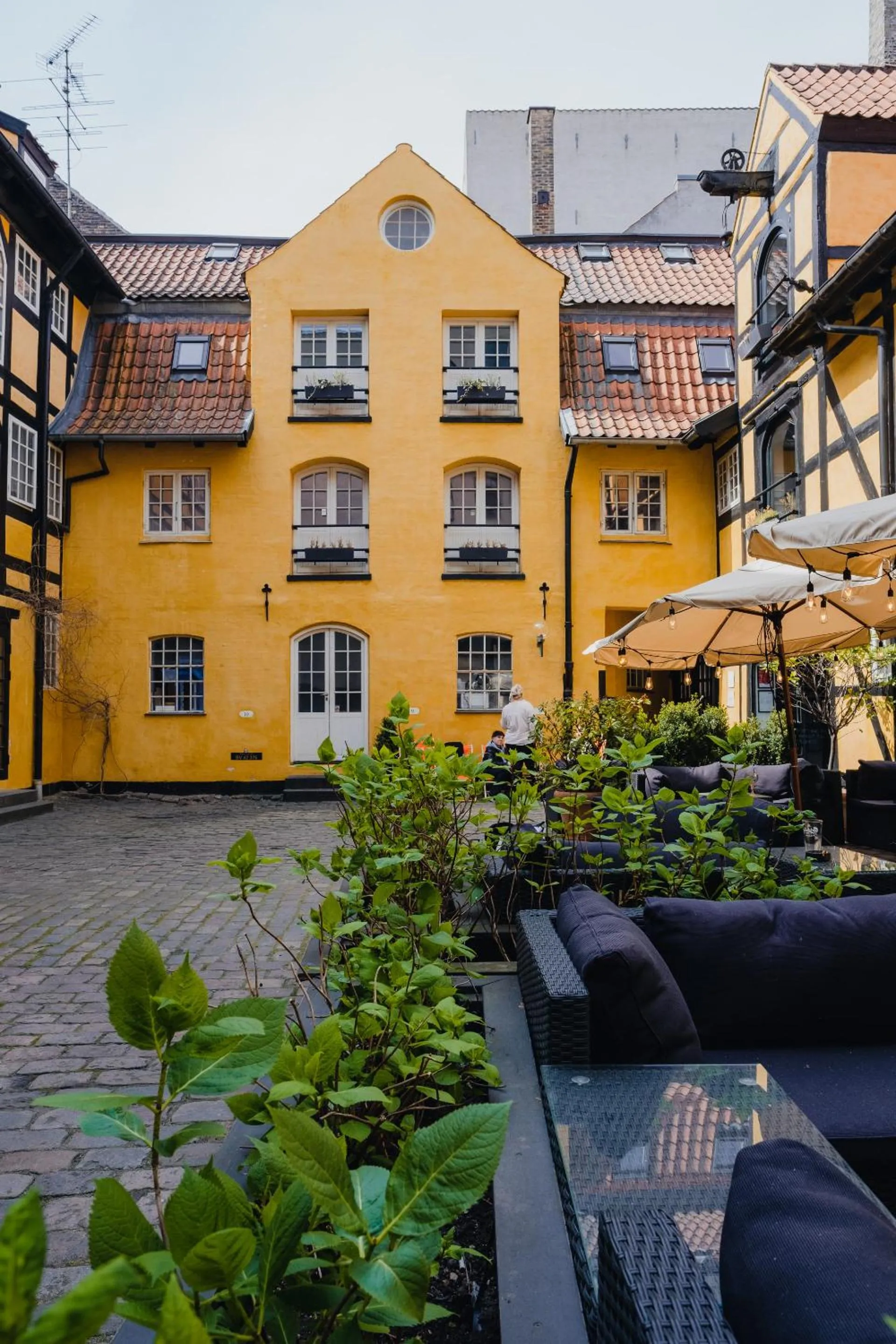 Patio in Capsule Hotel Nyhavn63