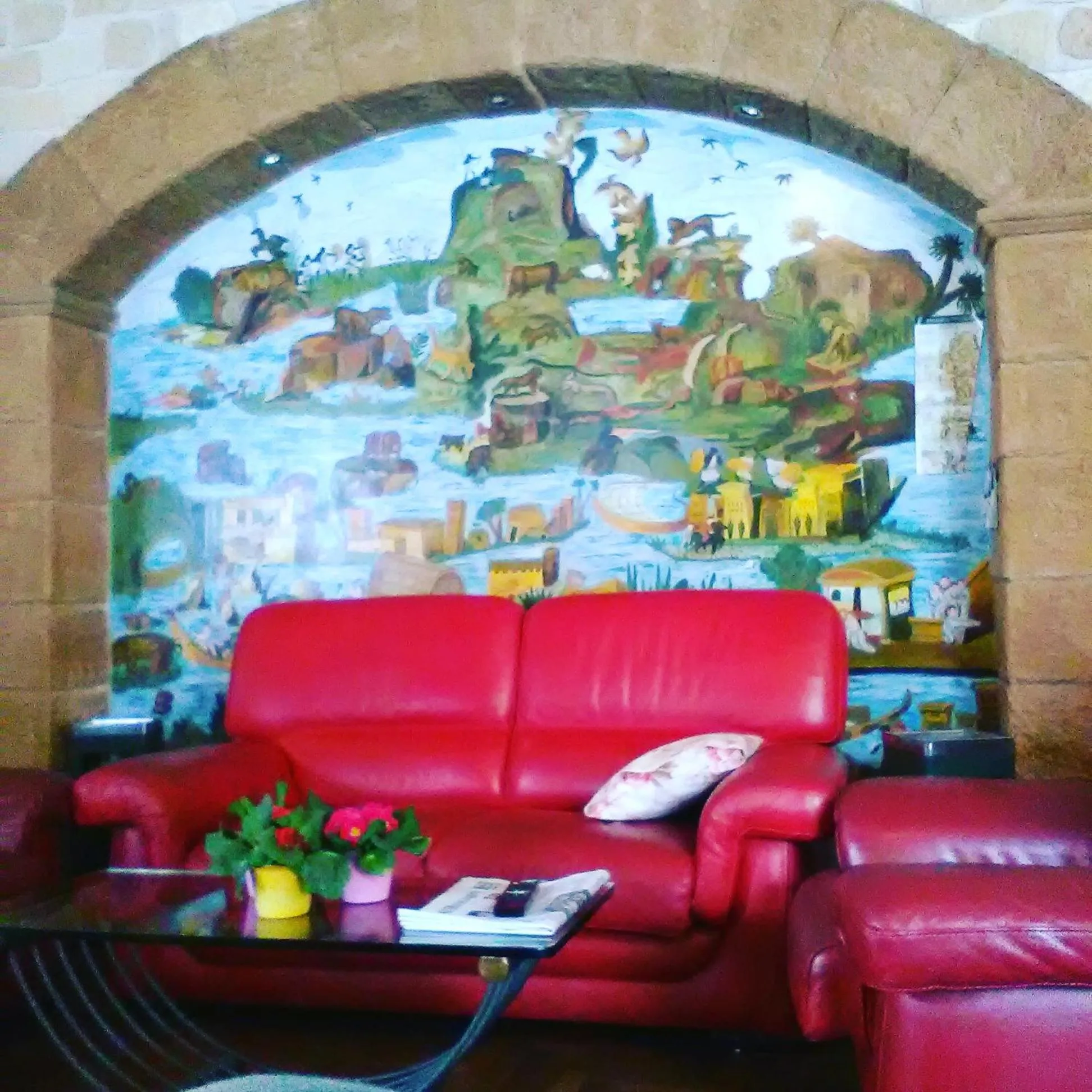 Communal lounge/ TV room in Hotel Ristorante Stella