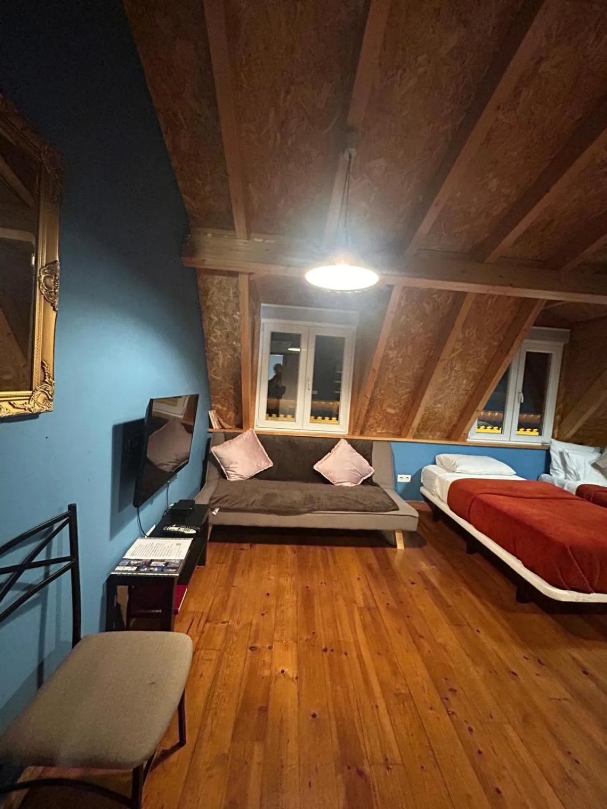 Bed in Sao Jorge Apartments & Suites