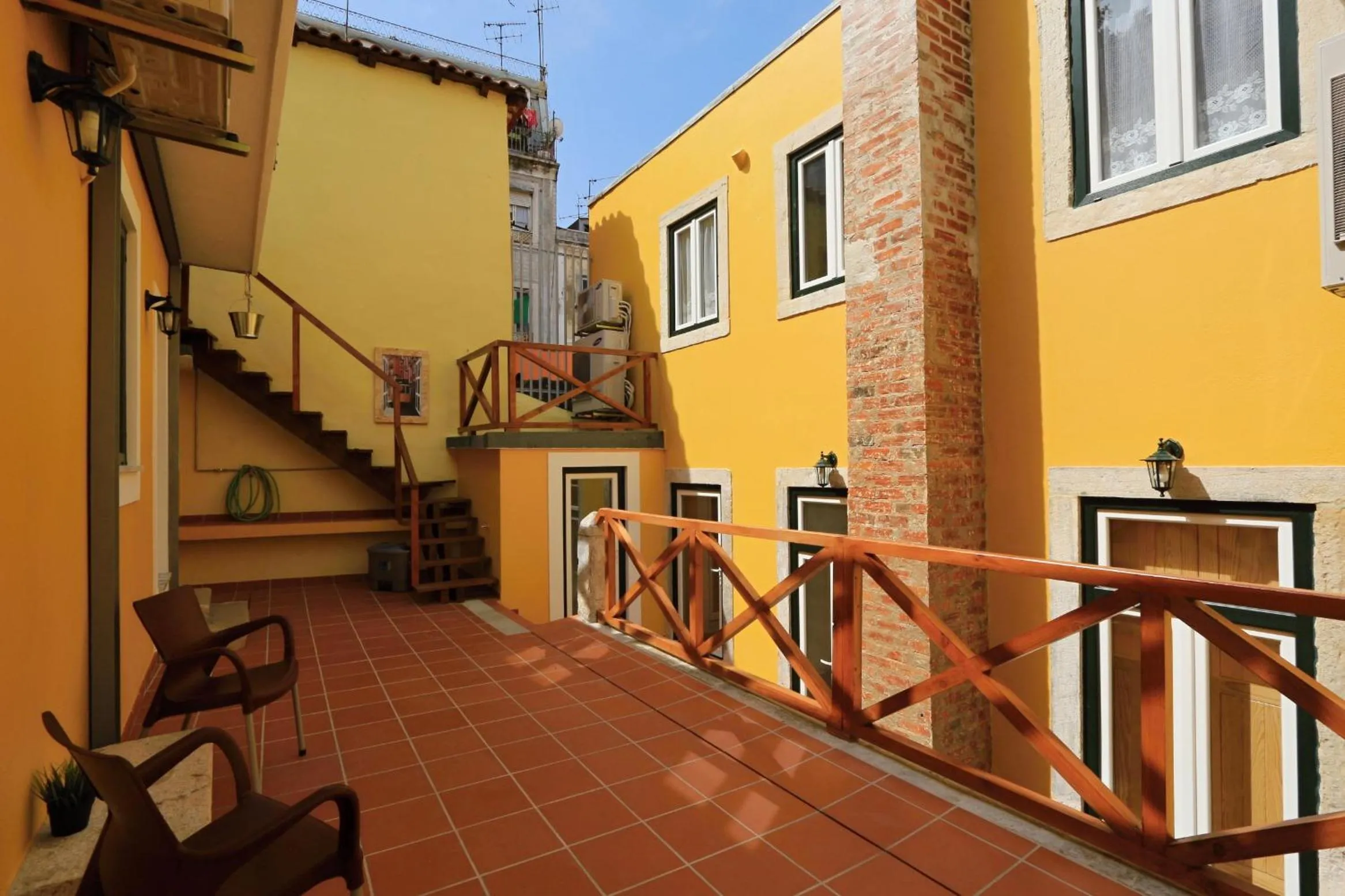 Patio in Sao Jorge Apartments & Suites
