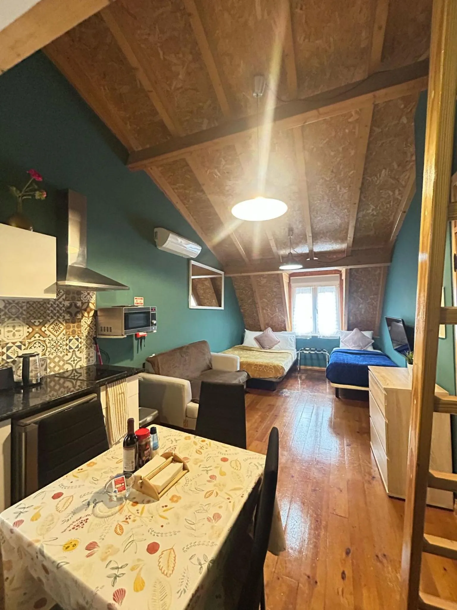 Bed in Sao Jorge Apartments & Suites