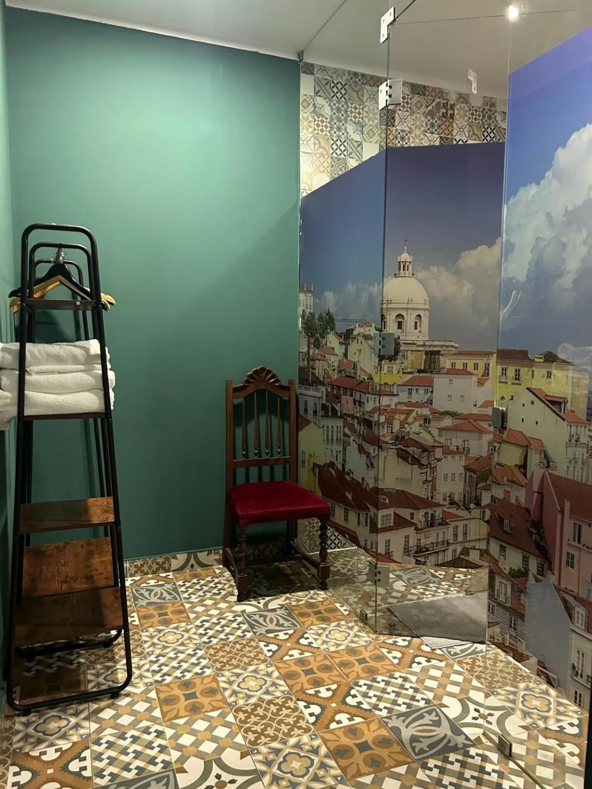 Toilet in Sao Jorge Apartments & Suites