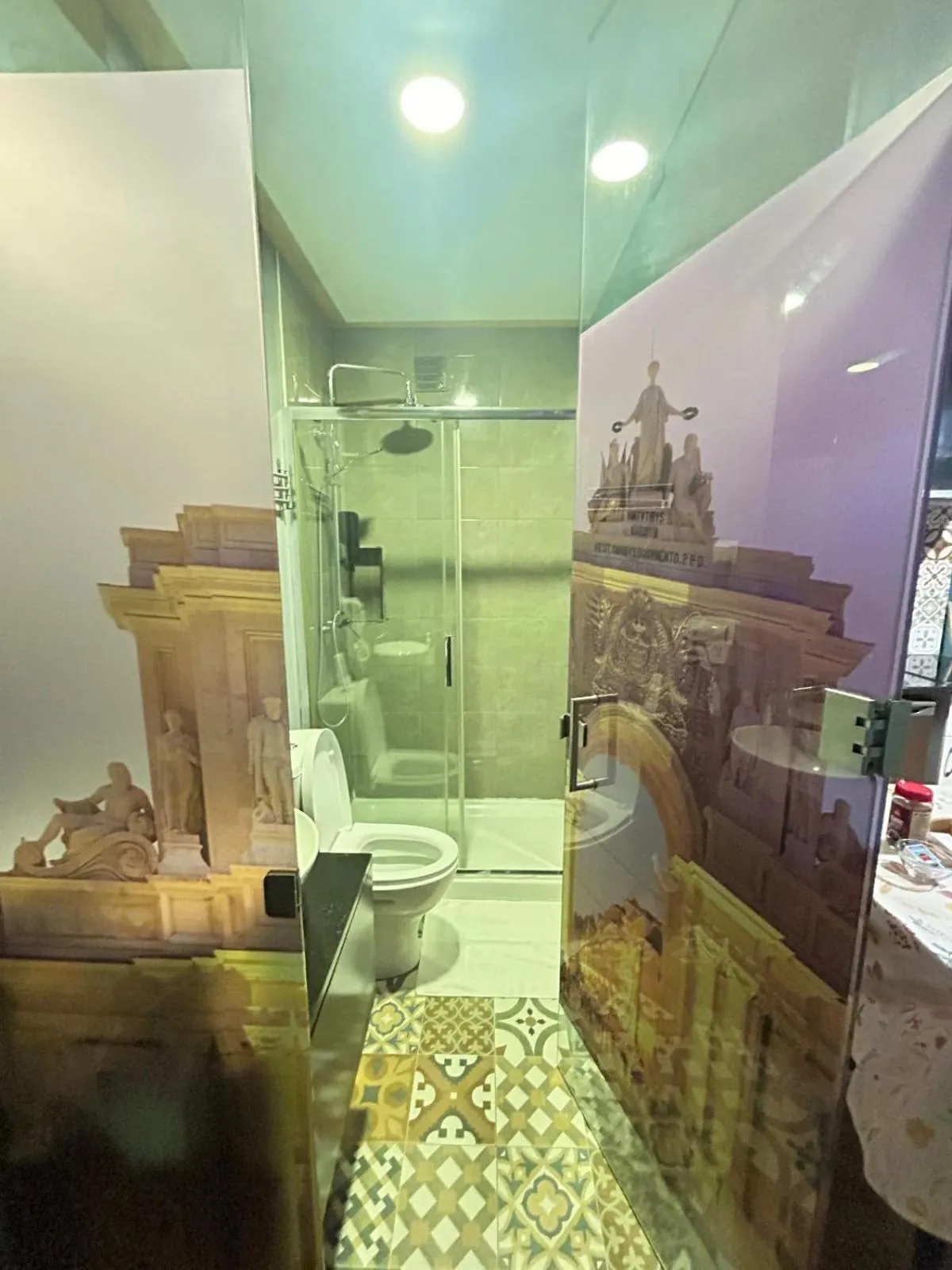 Toilet in Sao Jorge Apartments & Suites