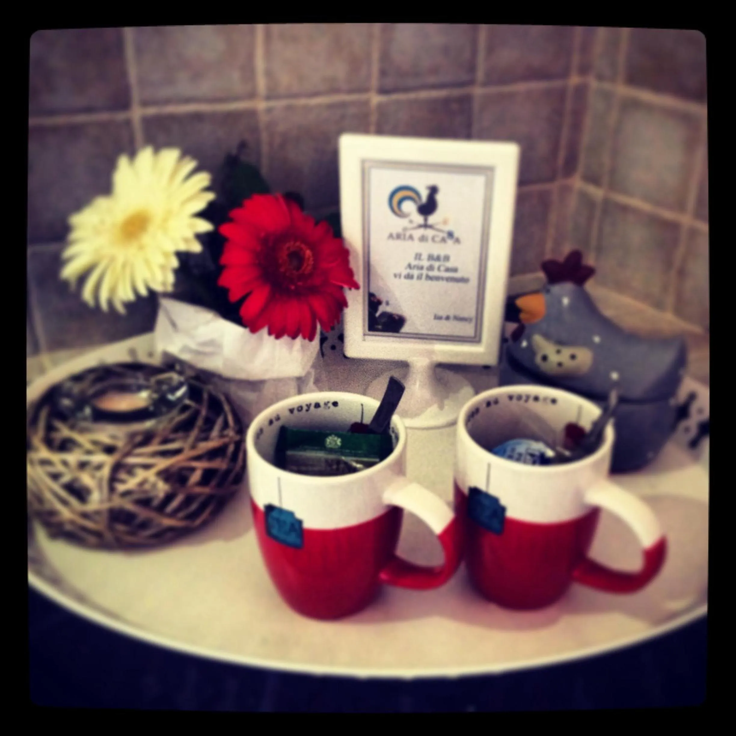 Decorative detail in Aria di Casa Country Resort