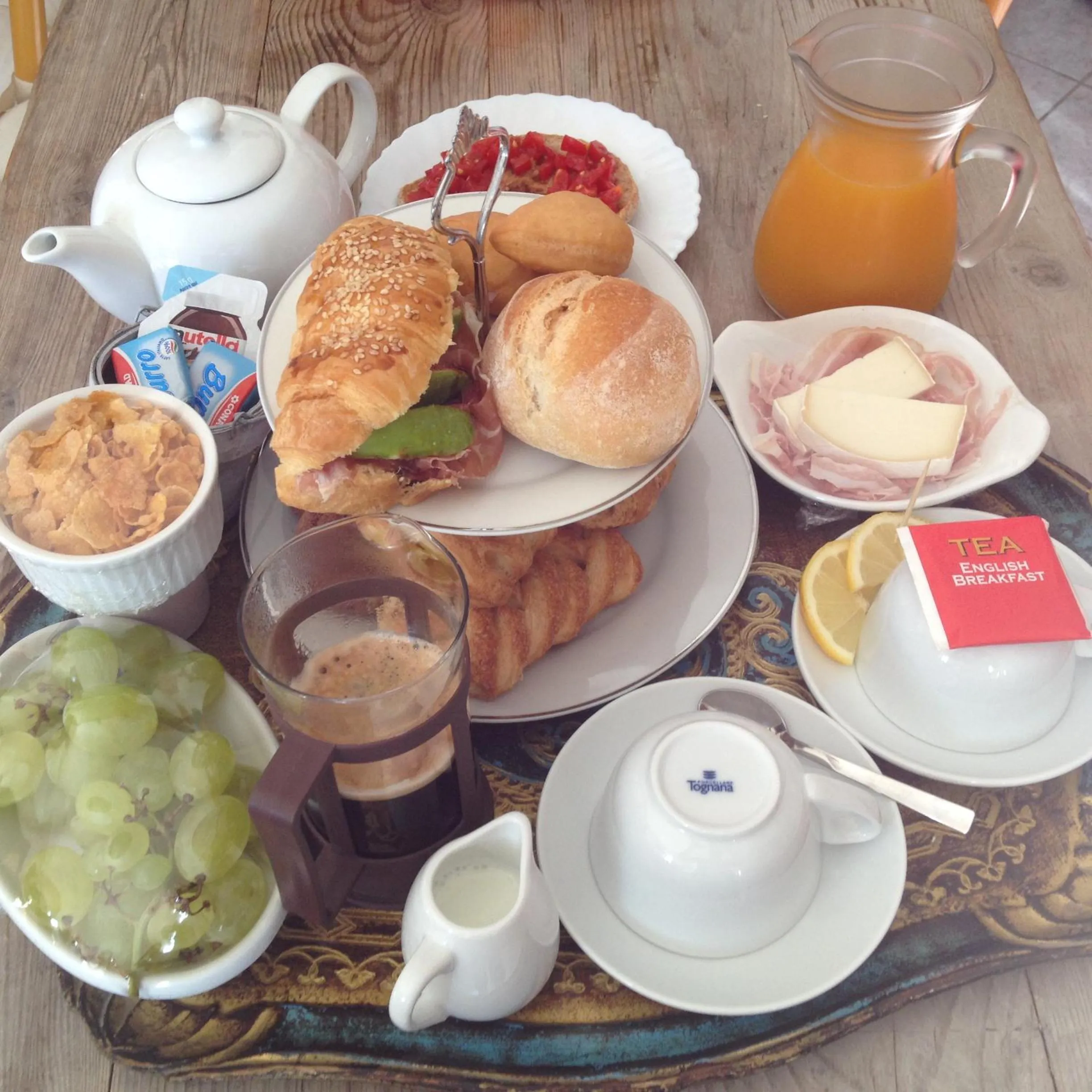 Food close-up in Aria di Casa Country Resort
