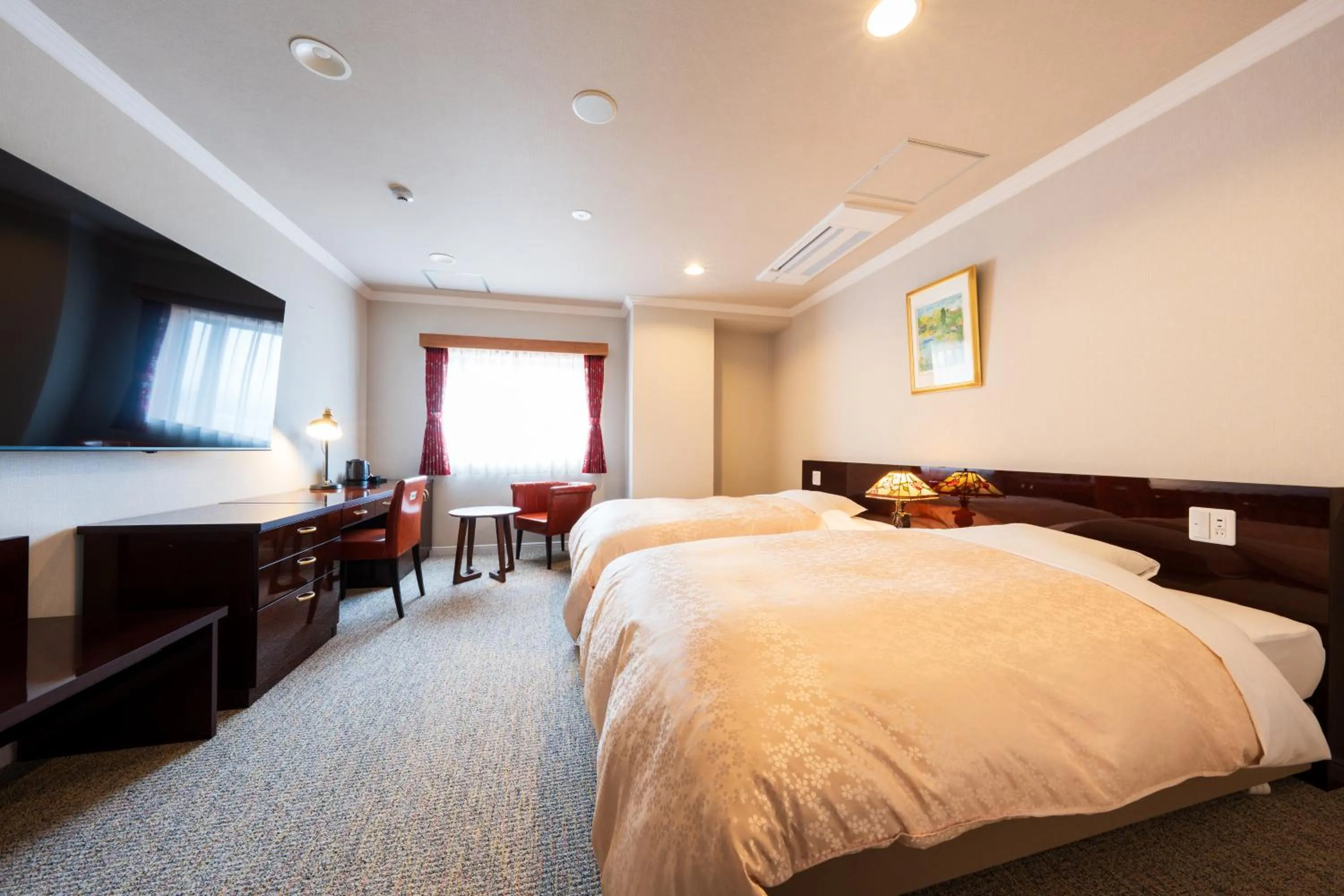 Photo of the whole room, Bed in BeppuOnsen Hotel Sansenkaku