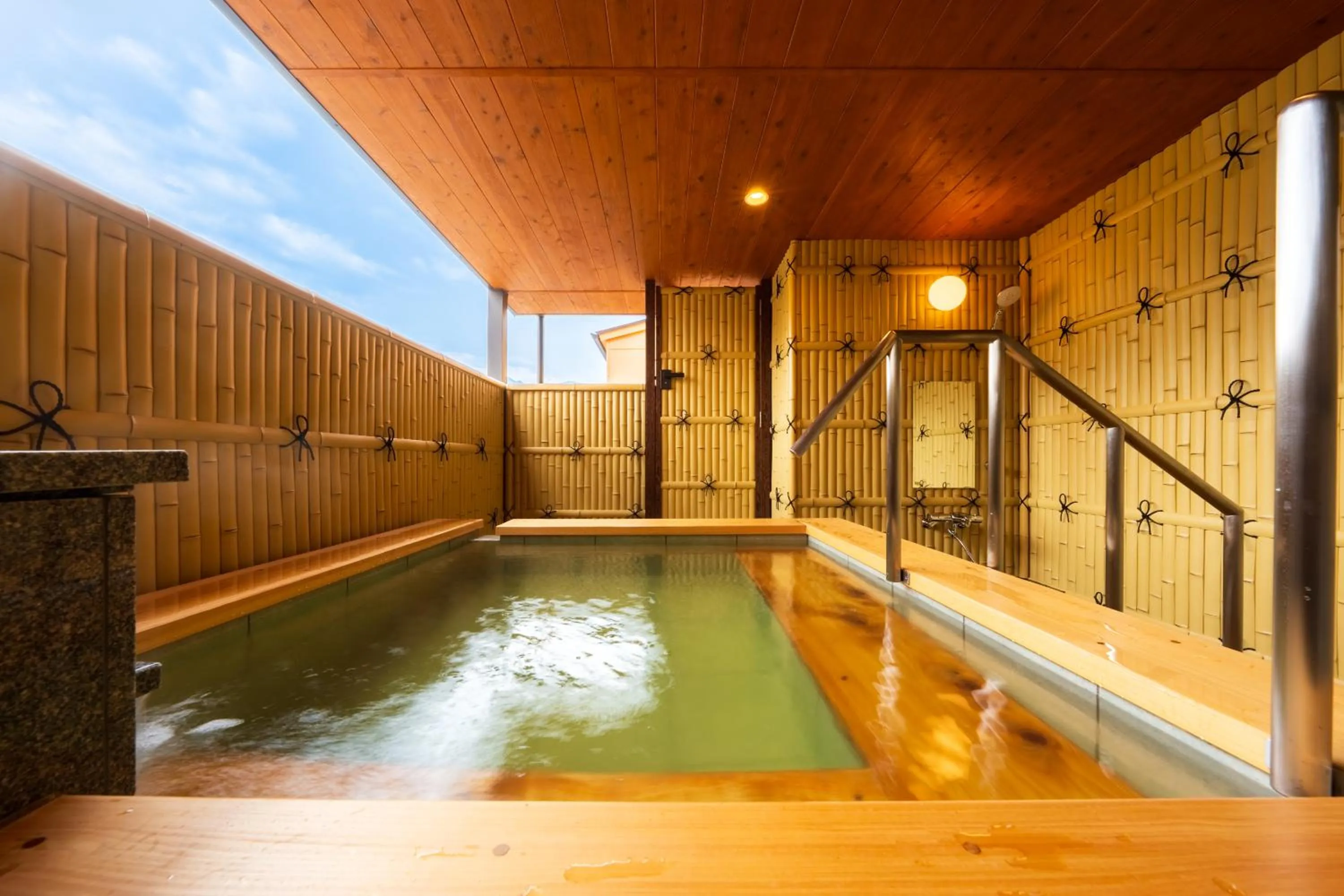 Bathroom in BeppuOnsen Hotel Sansenkaku