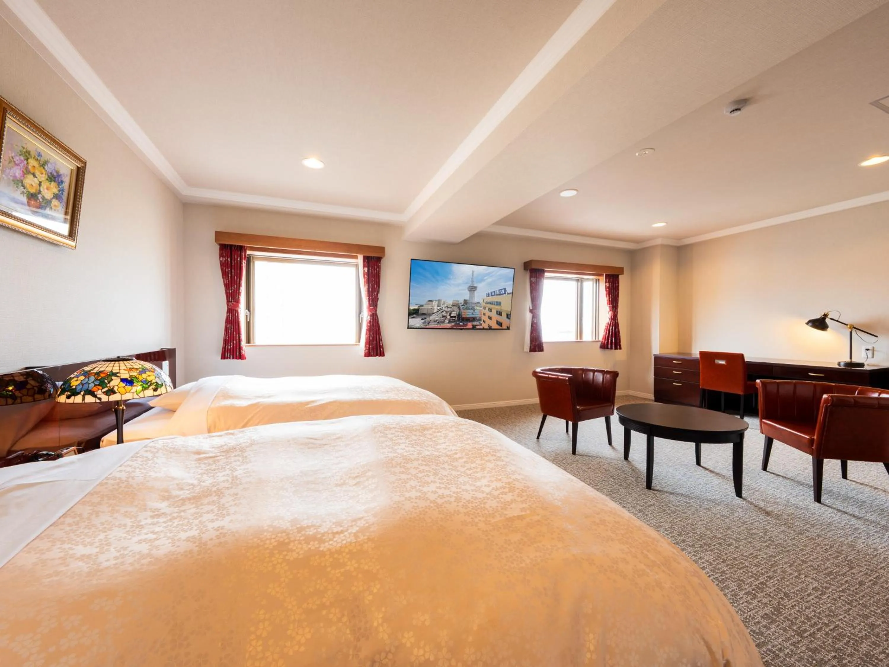 Photo of the whole room, Bed in BeppuOnsen Hotel Sansenkaku