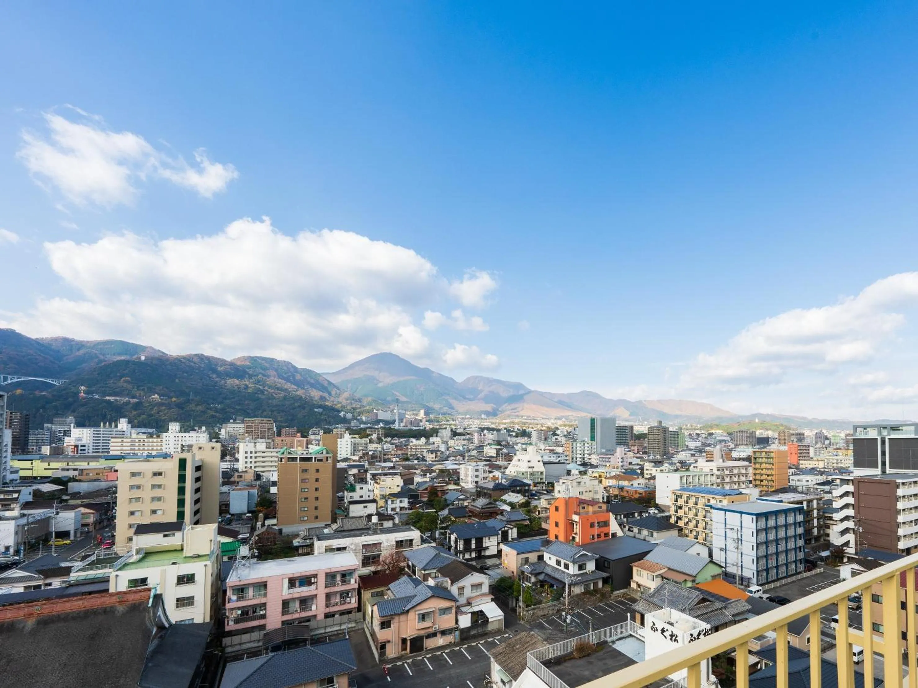 Natural landscape in BeppuOnsen Hotel Sansenkaku
