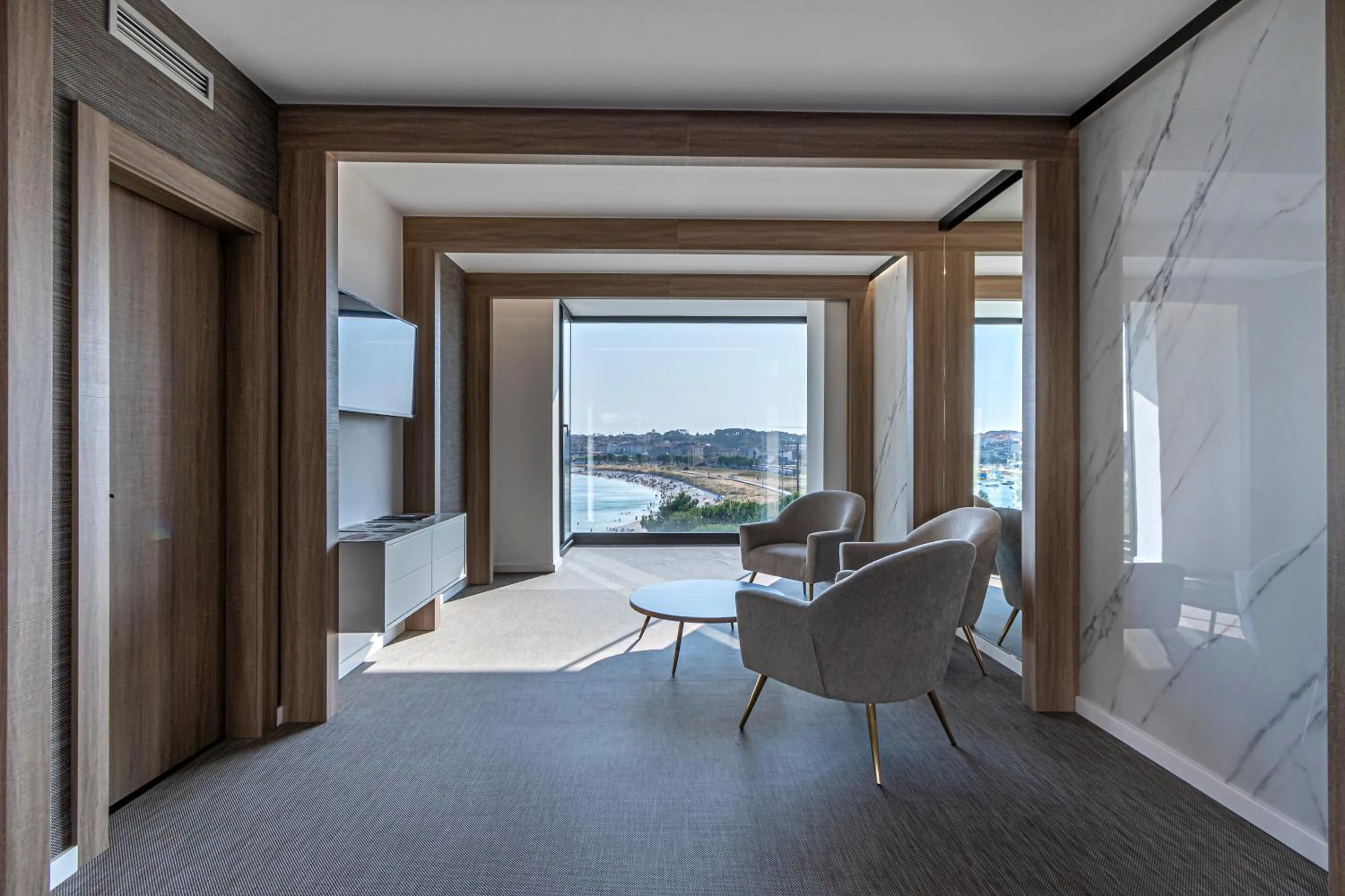 Lobby or reception in Hotel Inffinit Sanxenxo