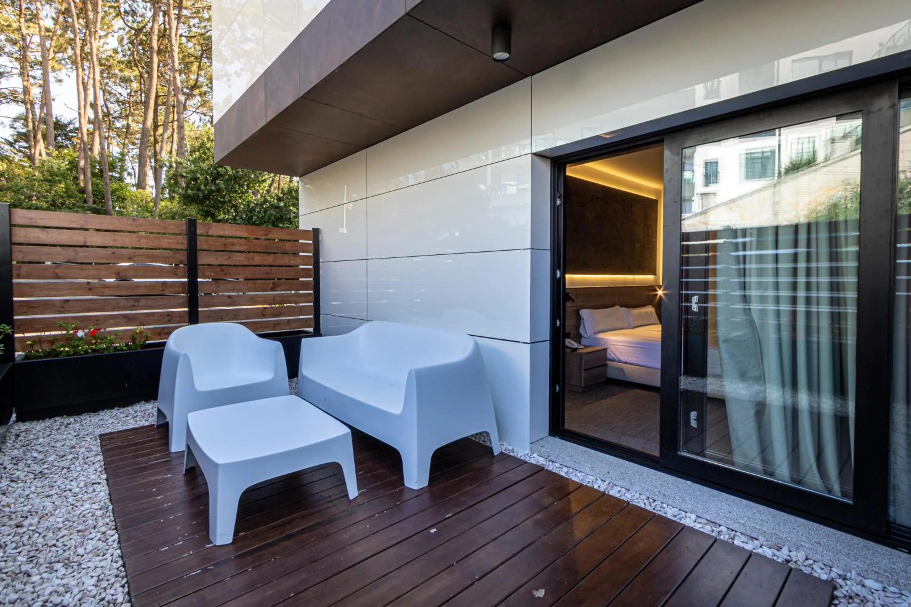 Balcony/Terrace in Hotel Inffinit Sanxenxo