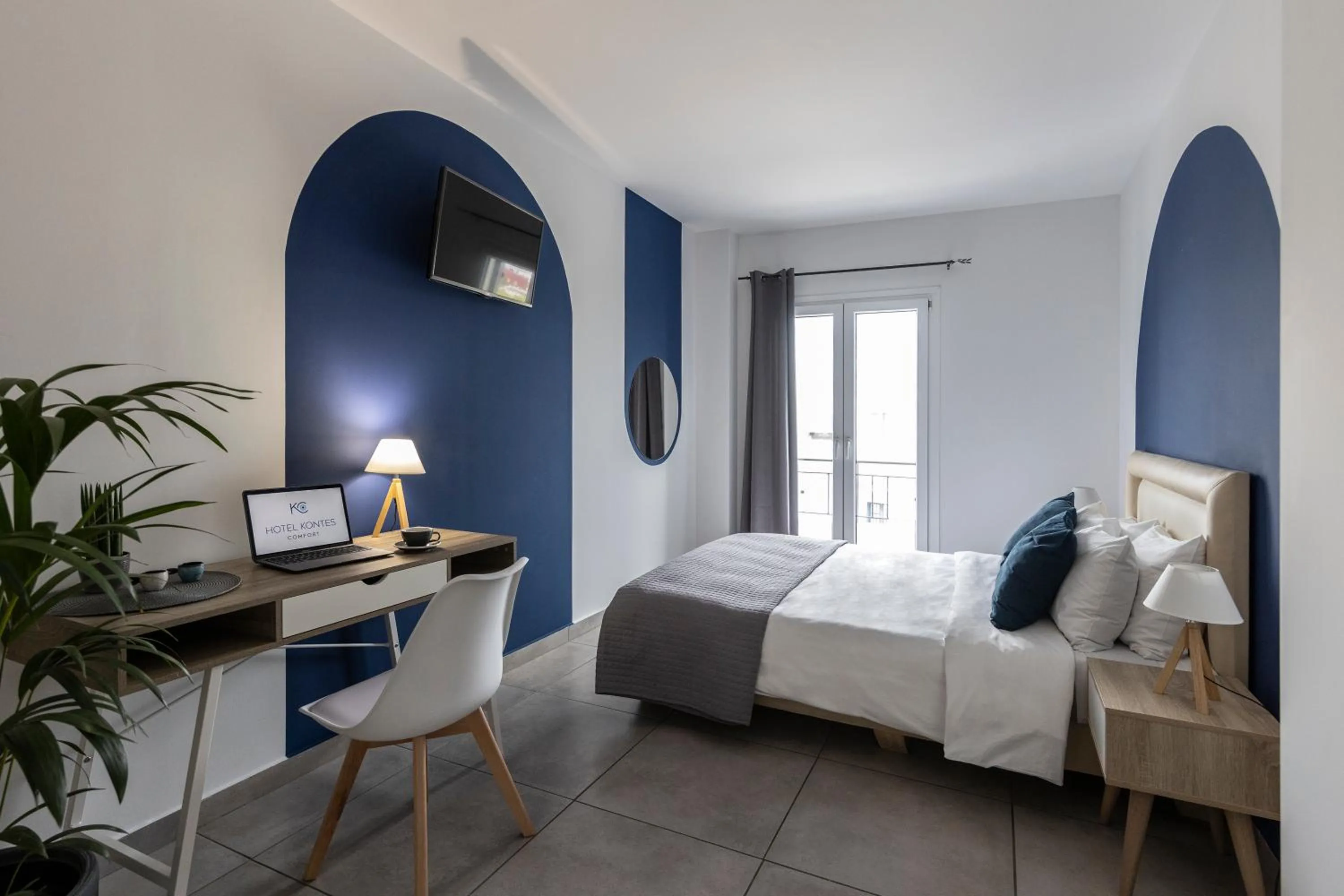 Bed in Hotel Kontes Comfort