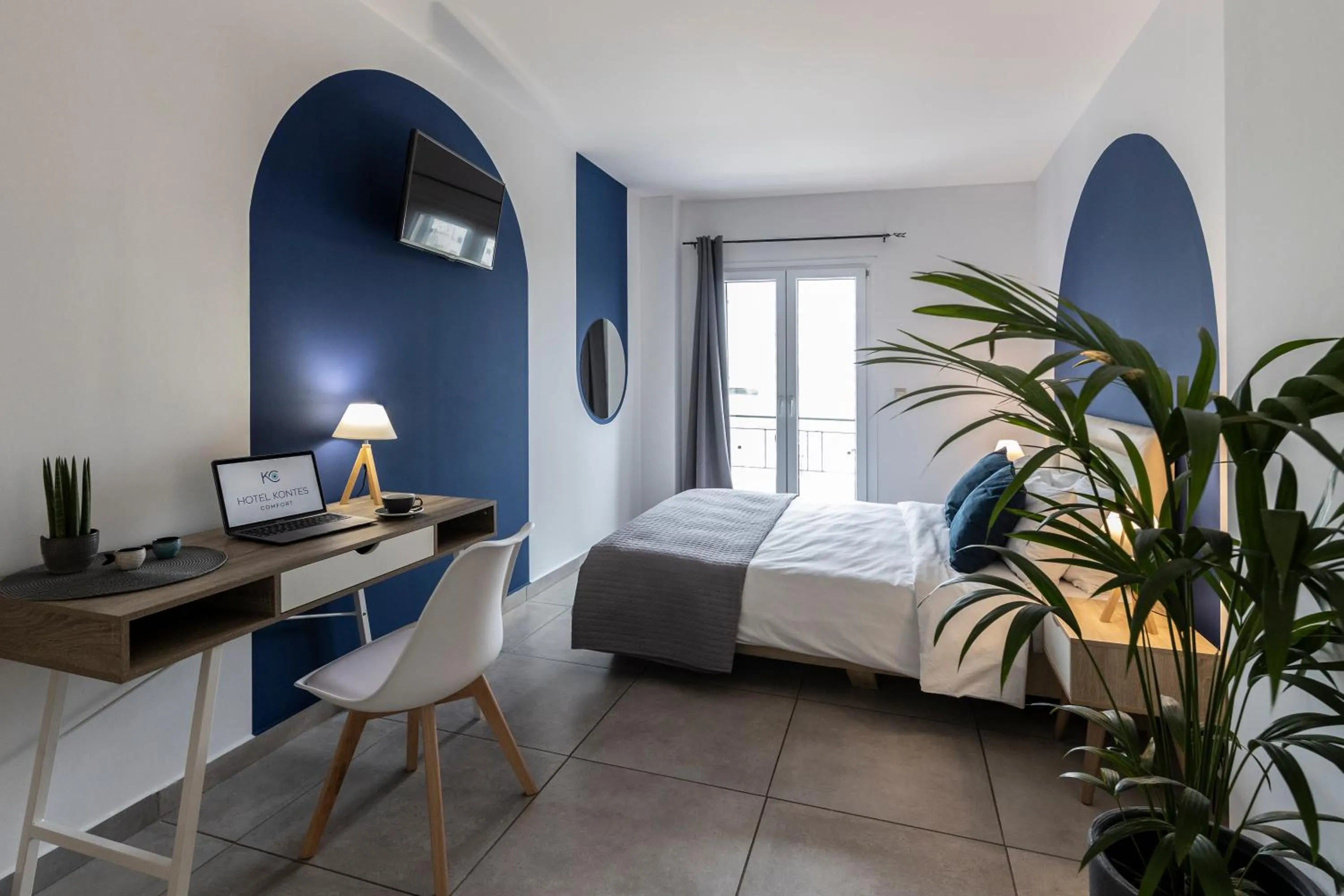 Bed in Hotel Kontes Comfort