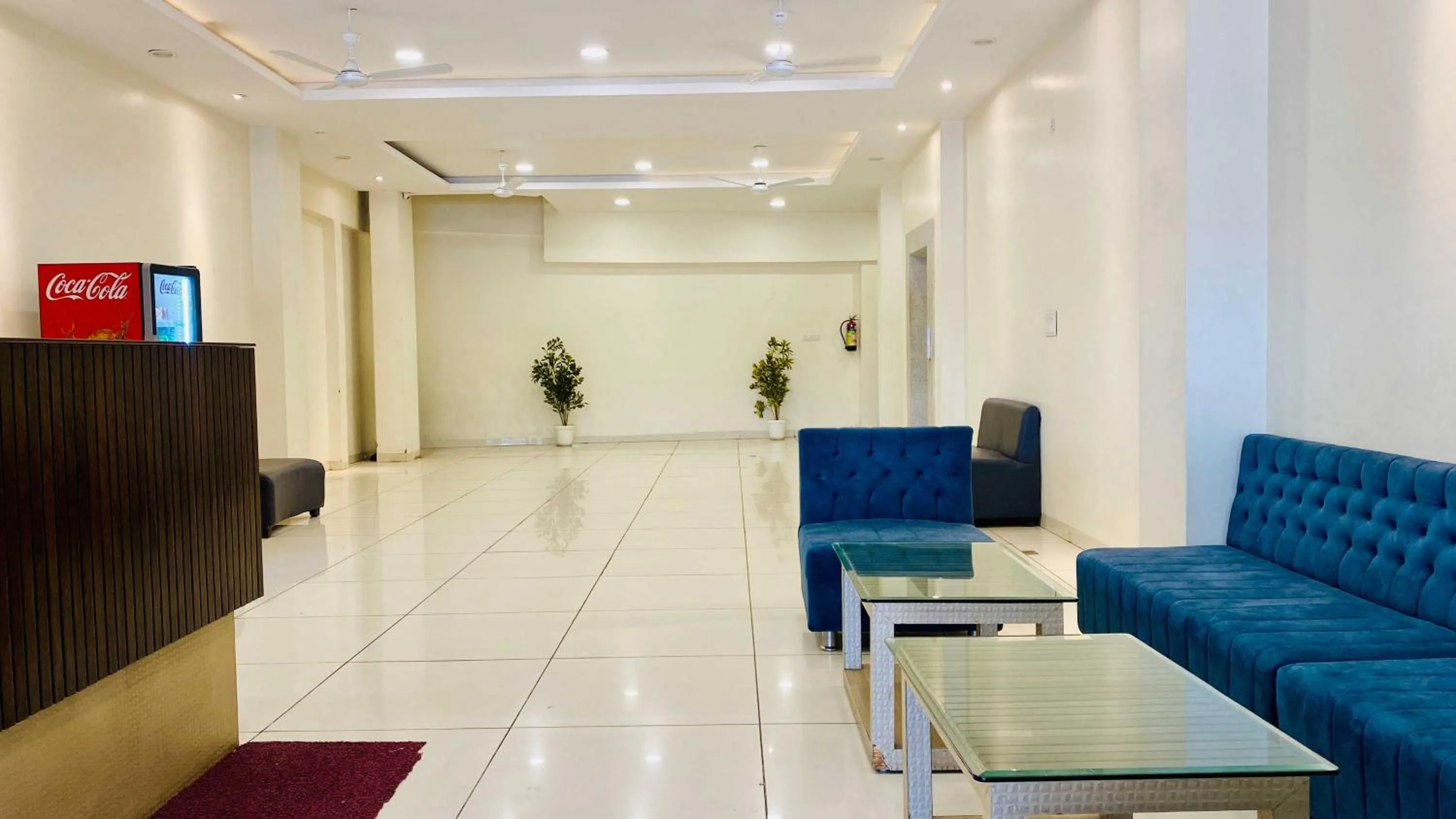 Seating area in Hotel Sukh Vilas