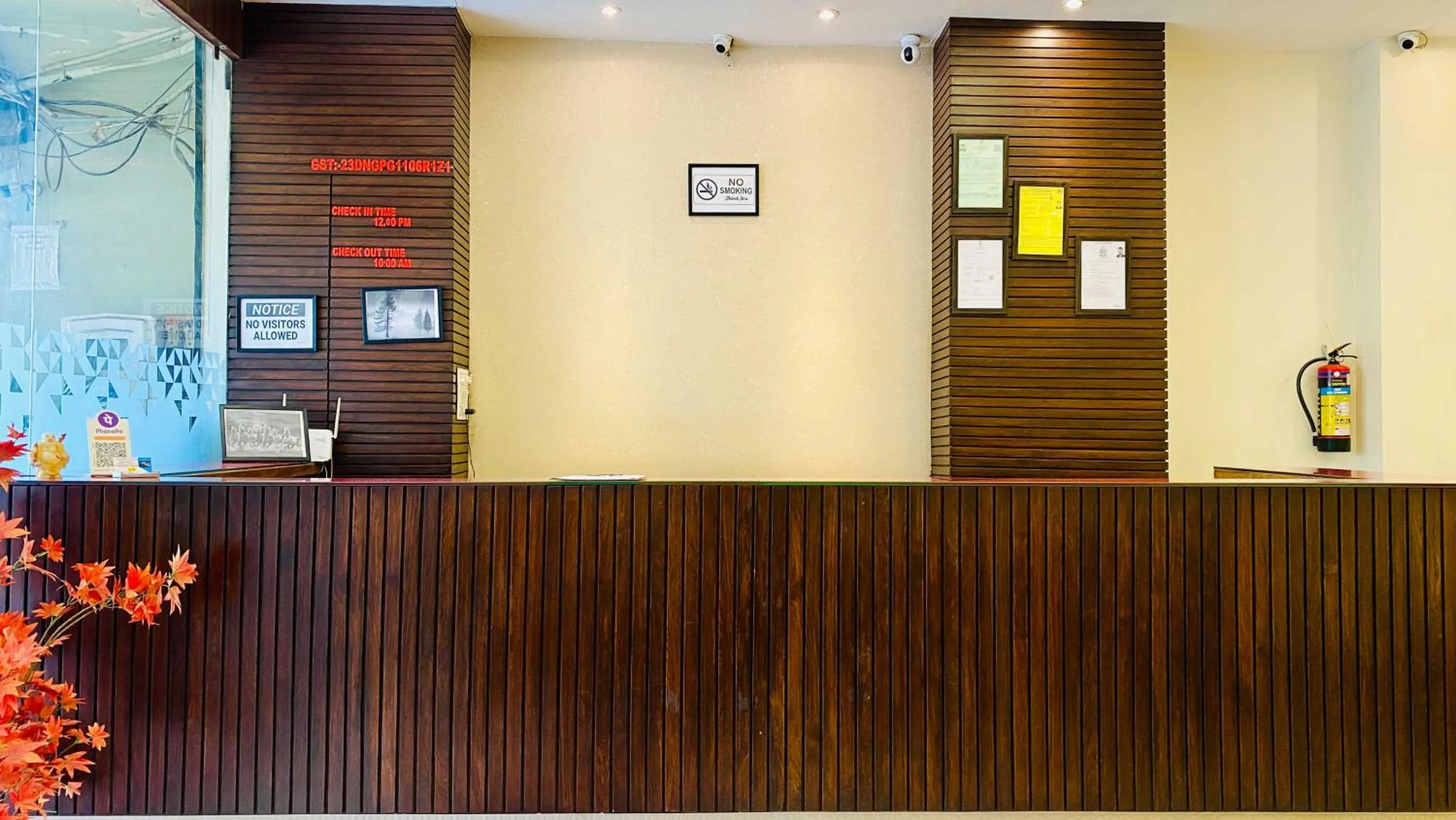 Lobby or reception in Hotel Sukh Vilas