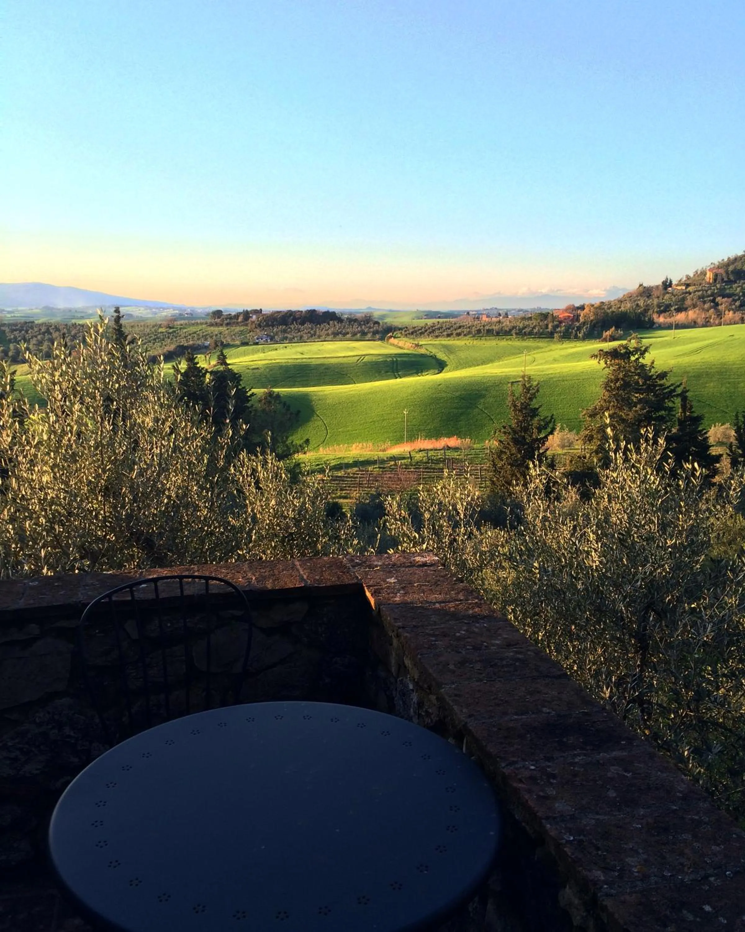 Garden view in La Locanda del Barbagianni