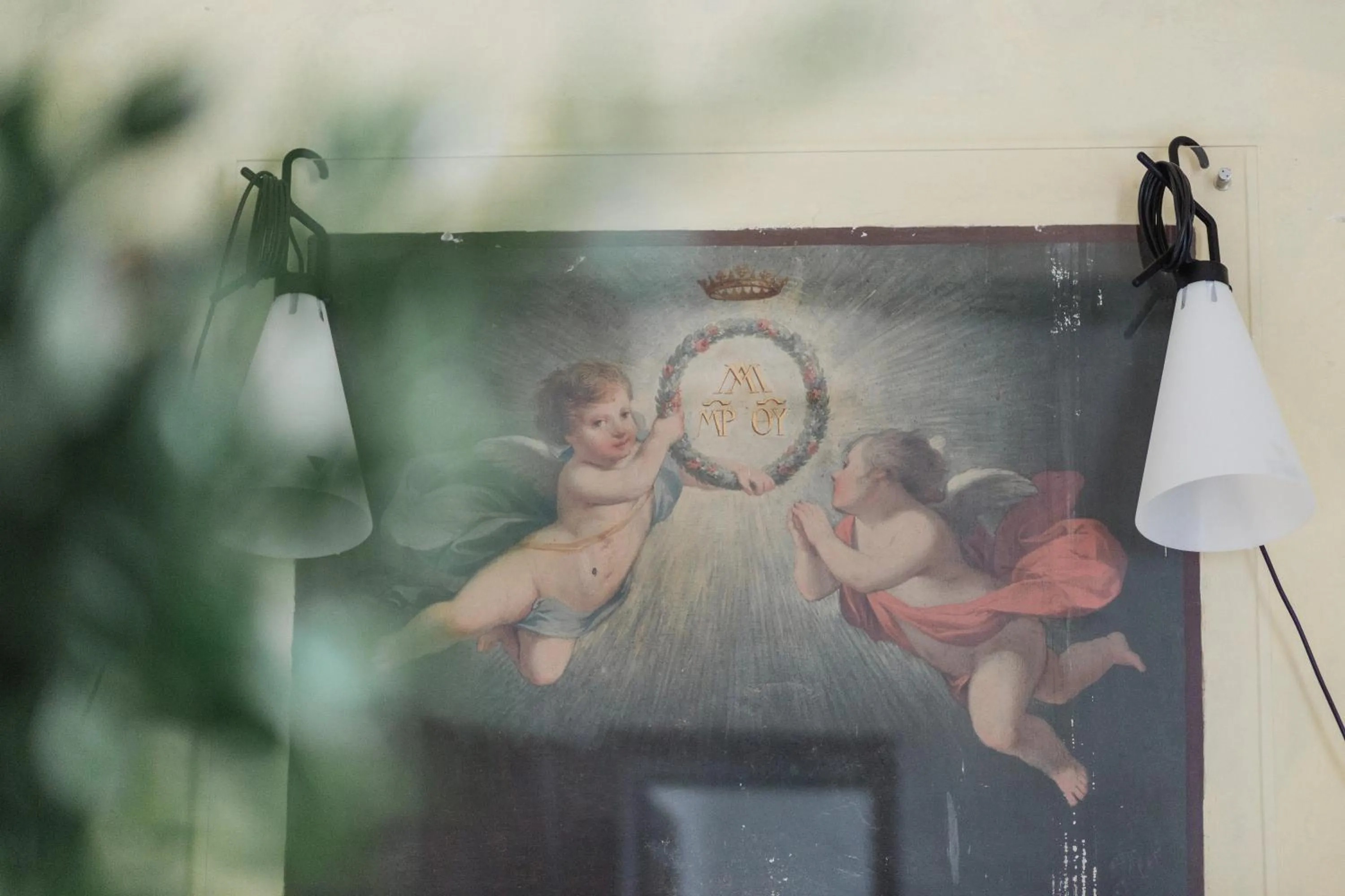 Bed in The Artists' Palace Florence