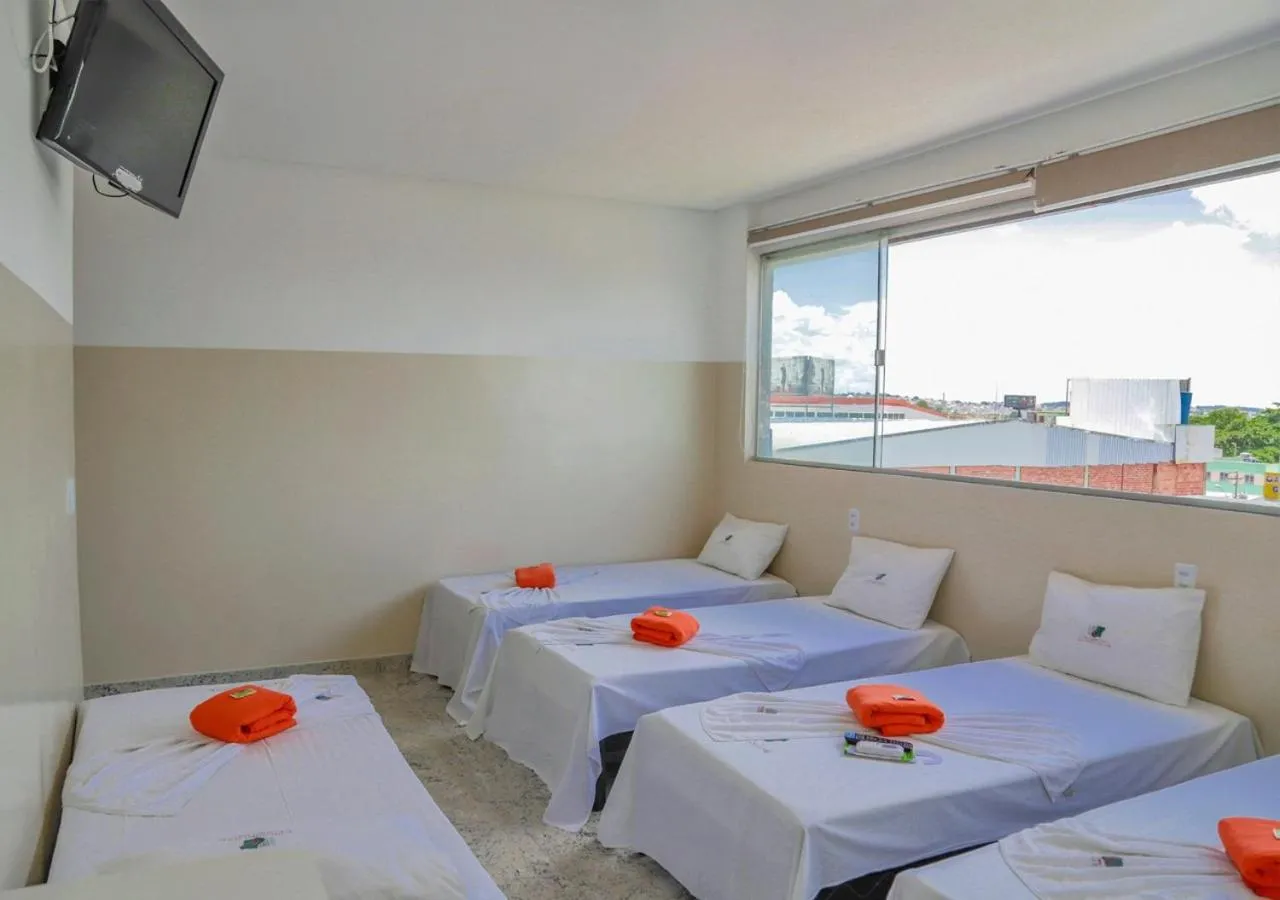 Bedroom, Bed in Hotel Cco Goiânia