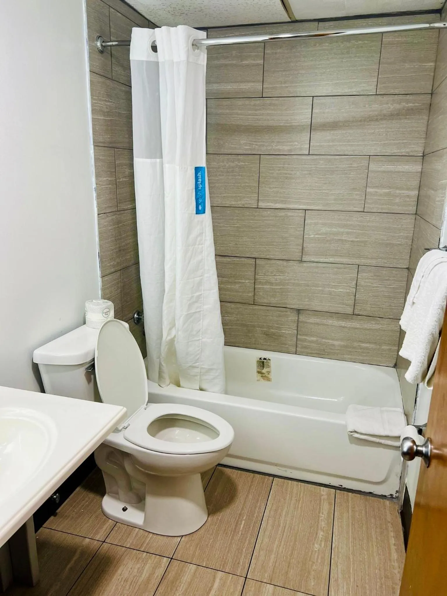 Shower in Travelodge by Wyndham Gallipolis