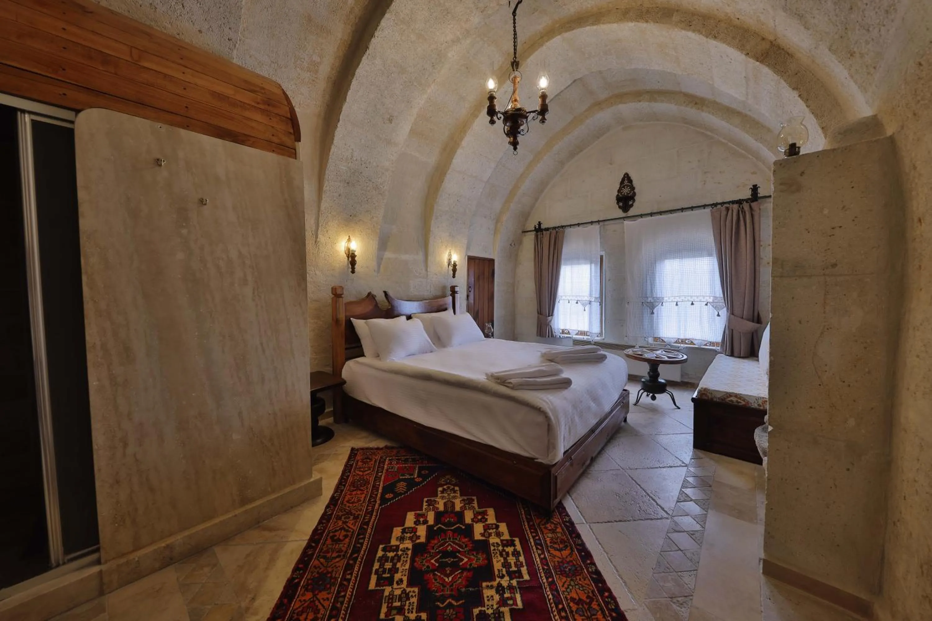 Bed in Nora Cave Hotel