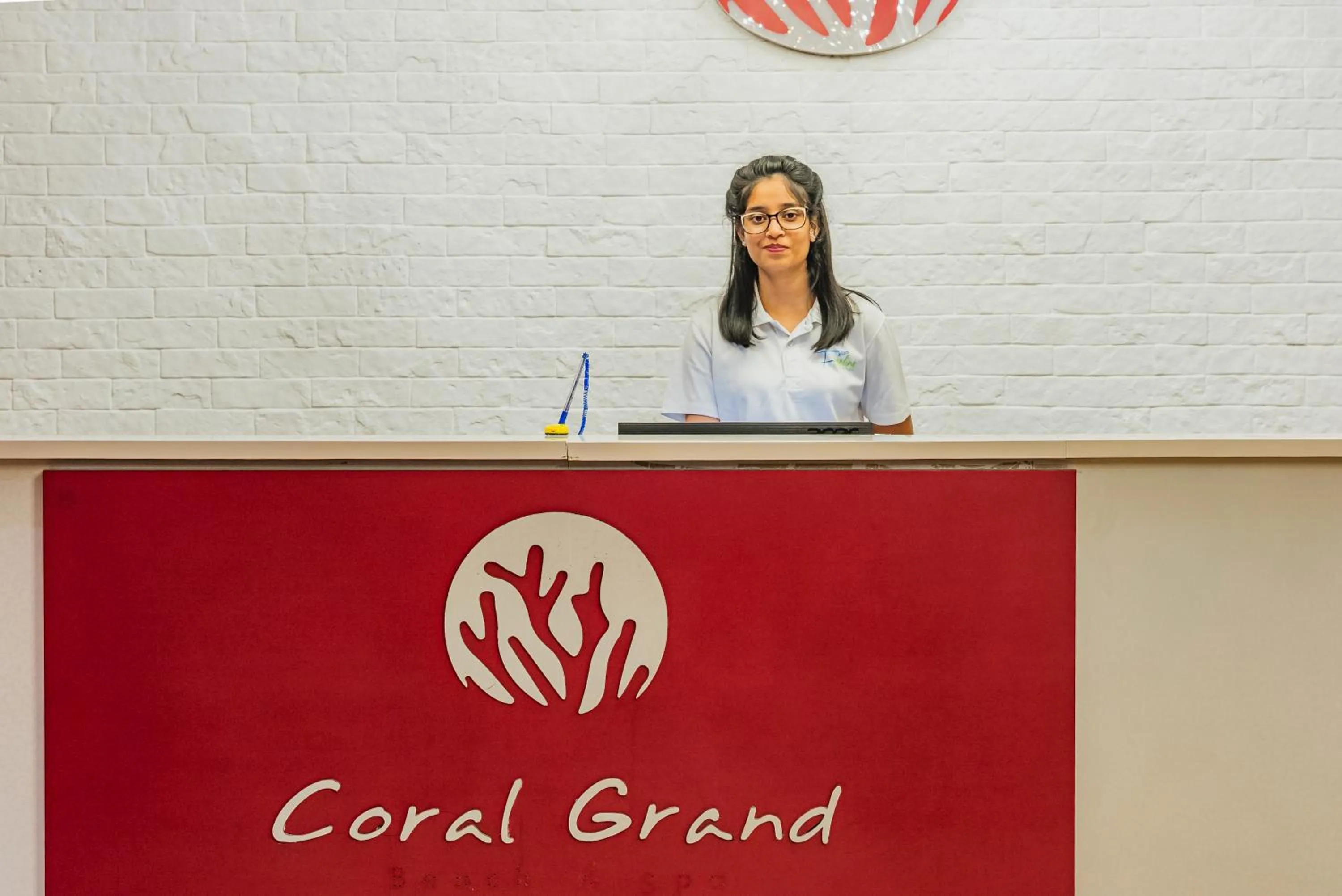 Property logo or sign in Coral Grand Beach & Spa