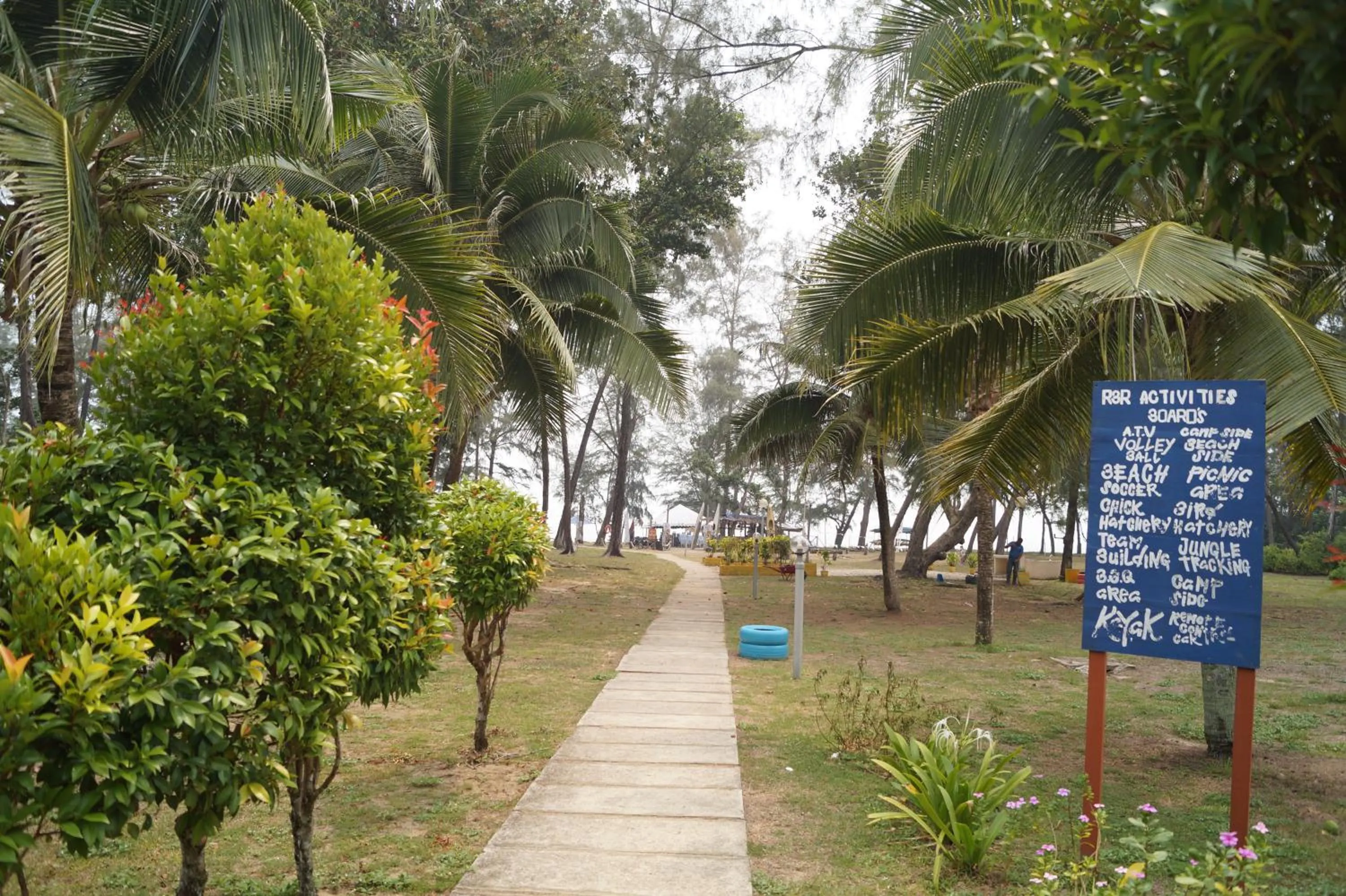 Natural landscape in Rompin Beach Resorts