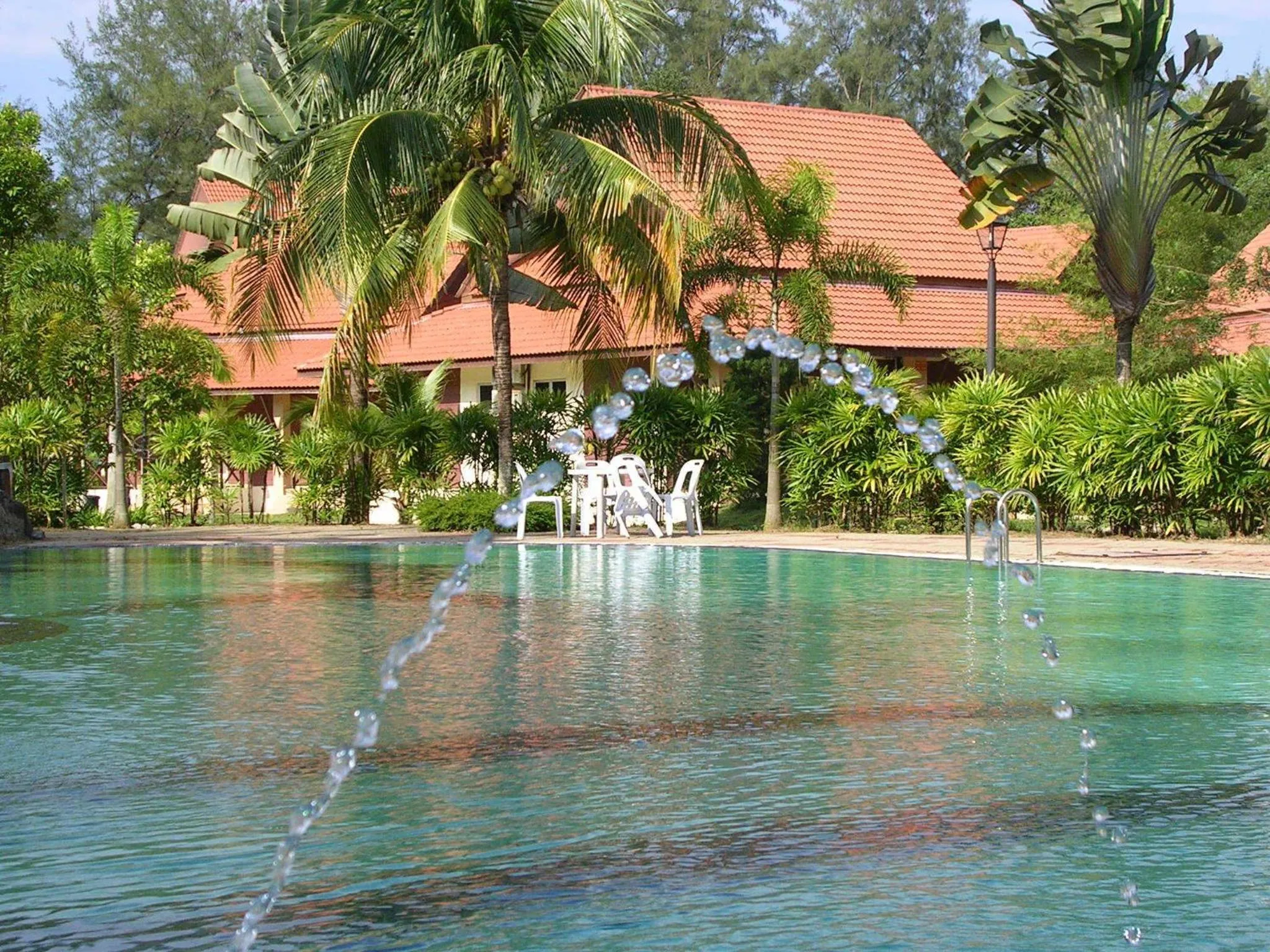 Swimming pool in Rompin Beach Resorts