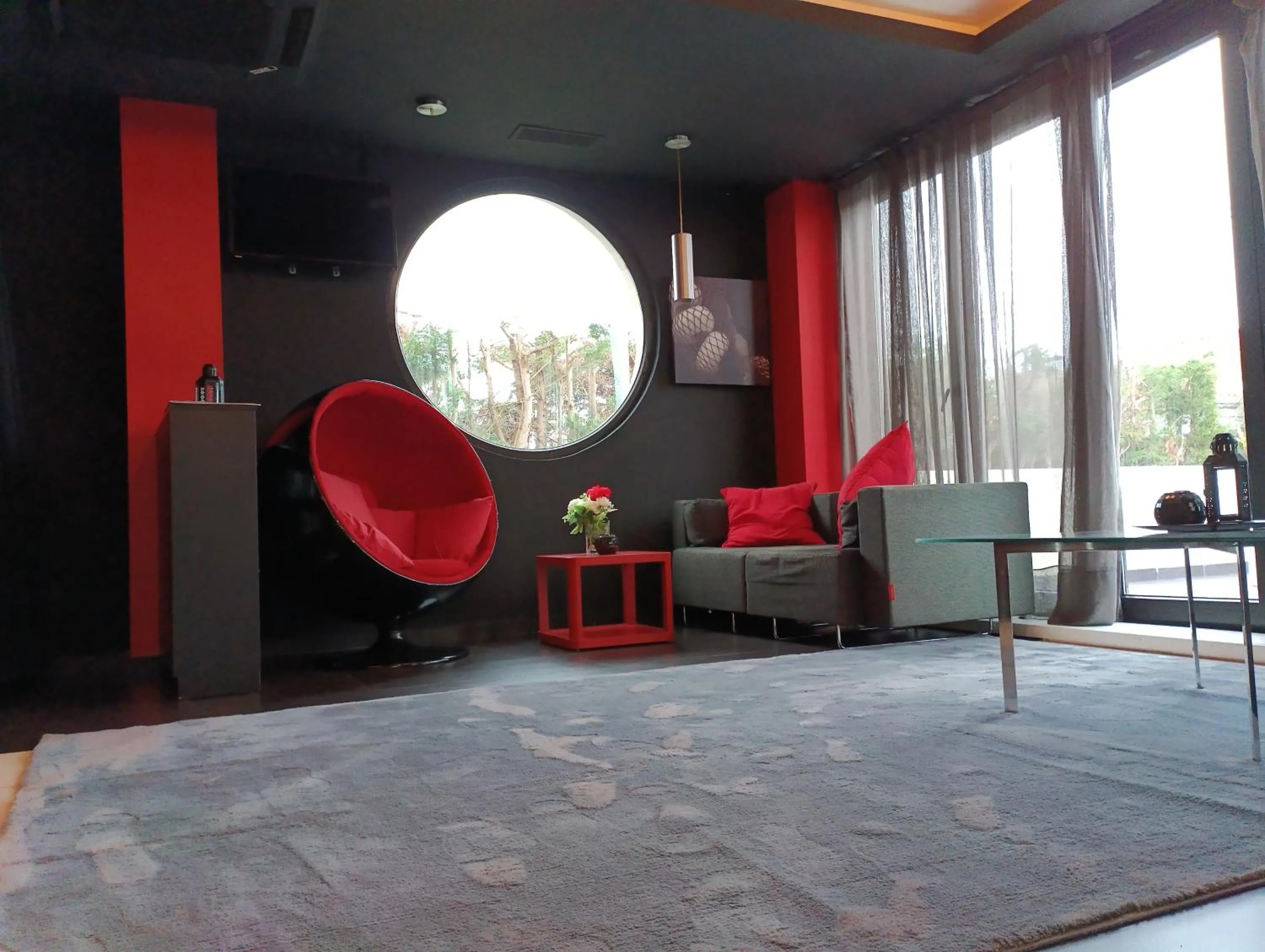 Seating area in Hotel Playa Ribera