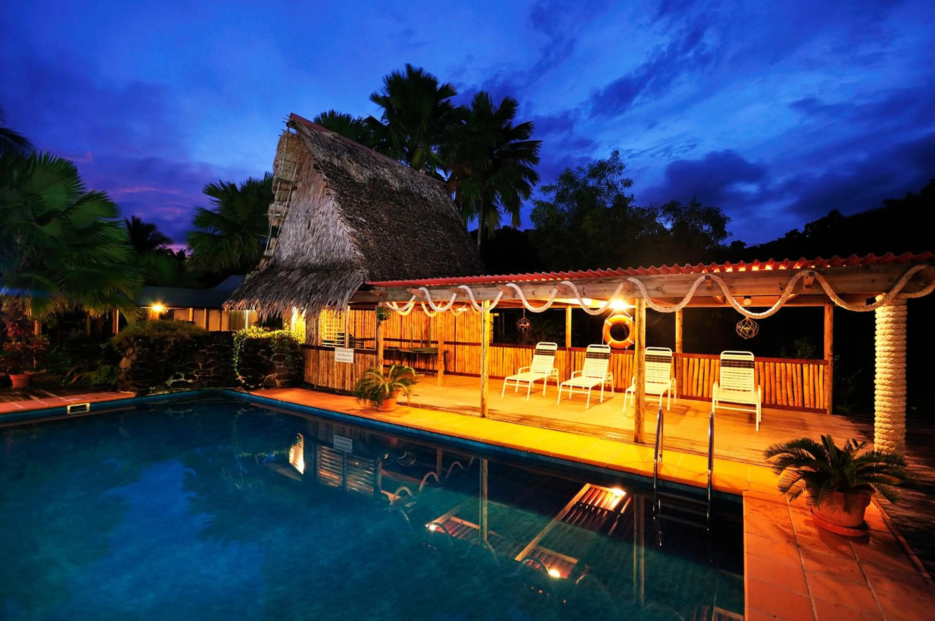 Swimming pool in Kosrae Nautilus Resort