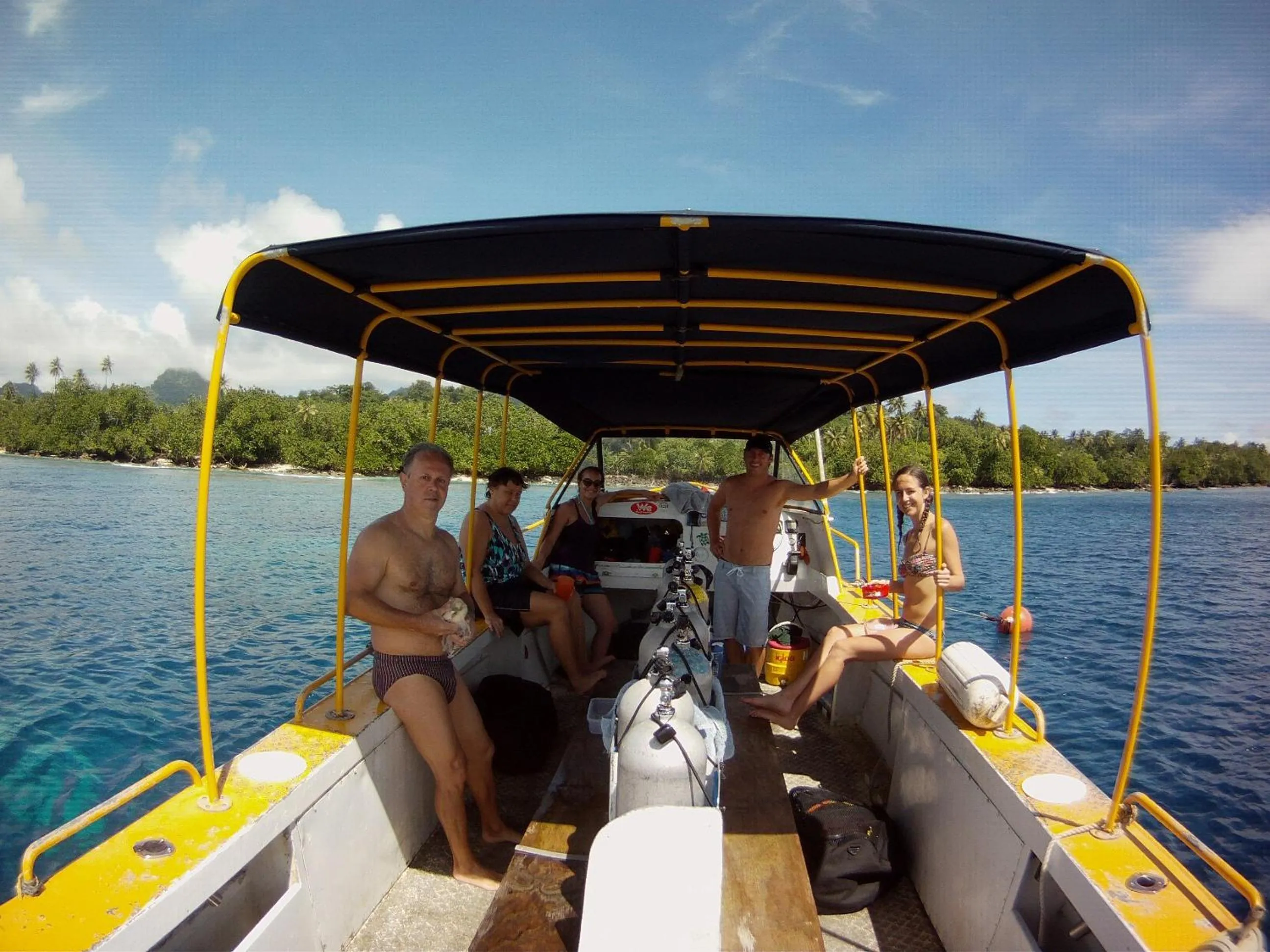 Diving in Kosrae Nautilus Resort
